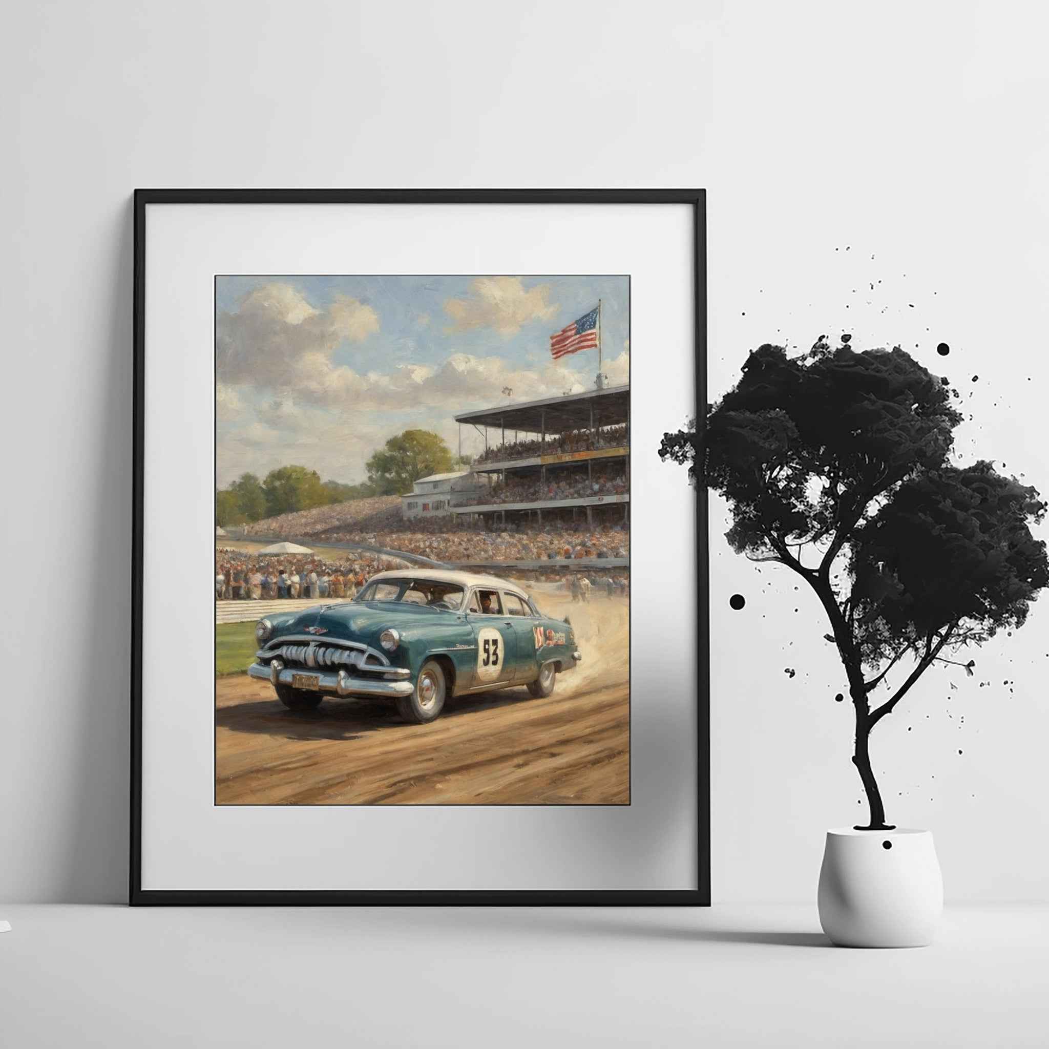 1953 StepDown Racing Legend - Race Car Edition | Poster Canvas - AquilVision