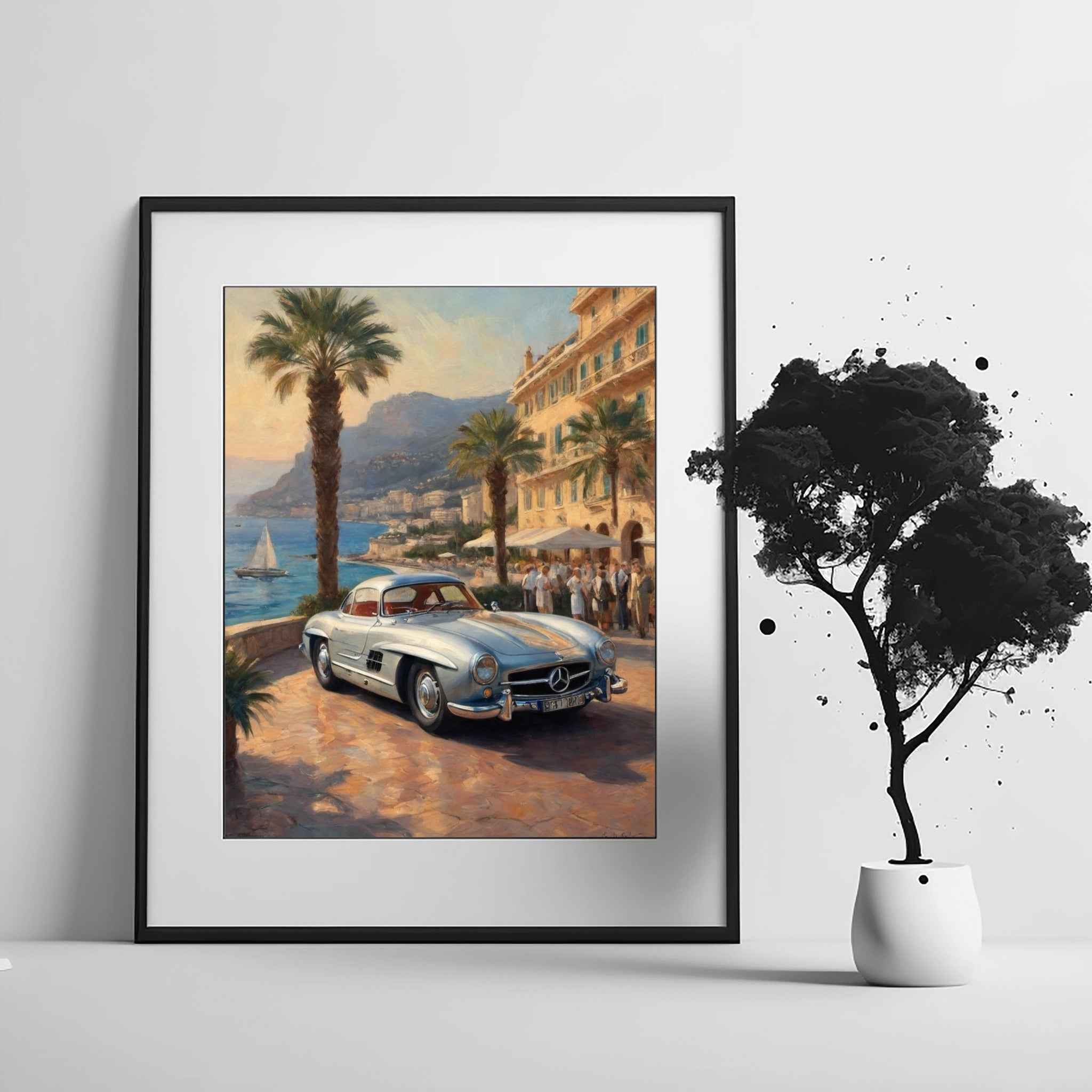 1955 German Gullwing Icon - Coastal Edition | Poster Canvas - AquilVision