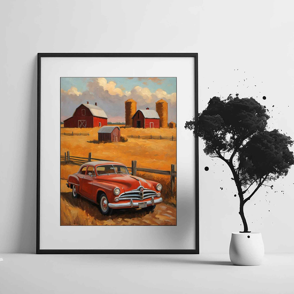1953 Starlight Coupe Revival - Barn Edition | Poster Canvas - AquilVision