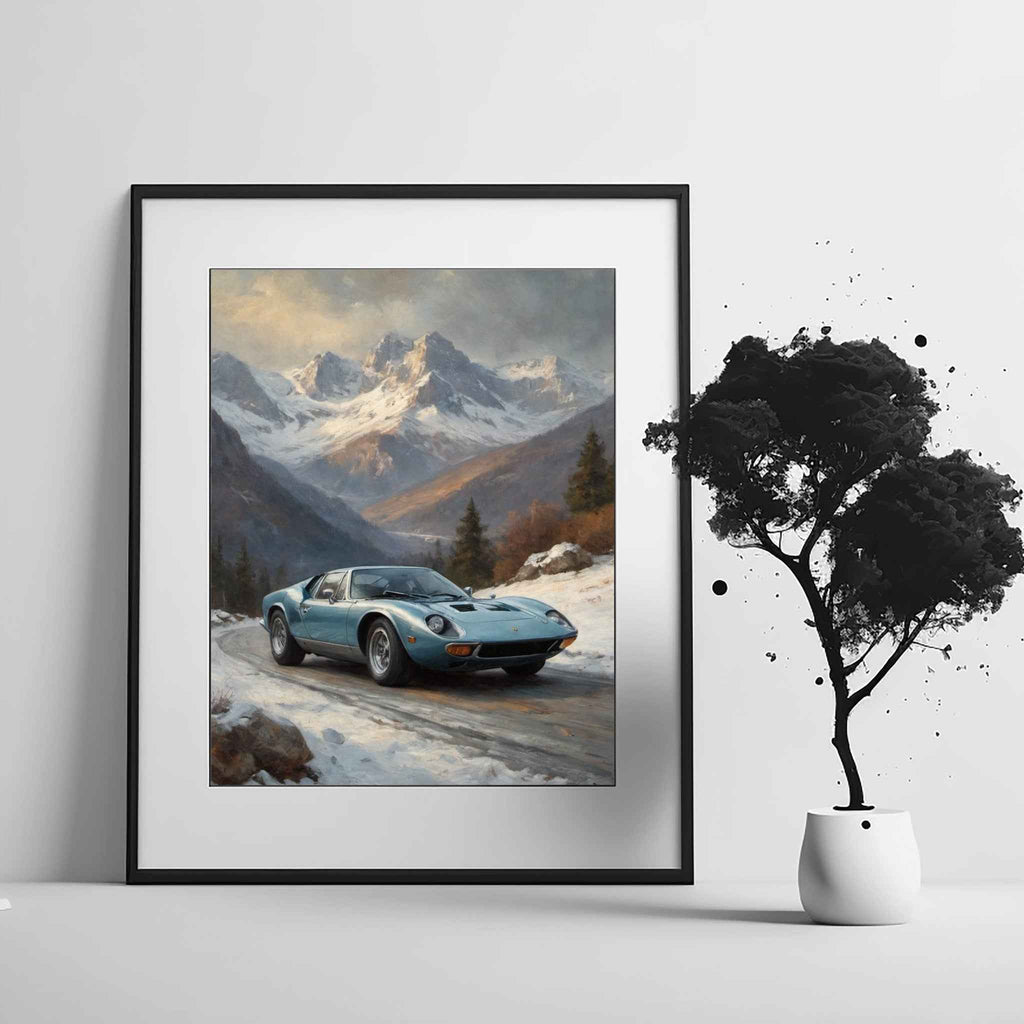 1971 Italian Wedge - Mountain Edition | Poster Canvas