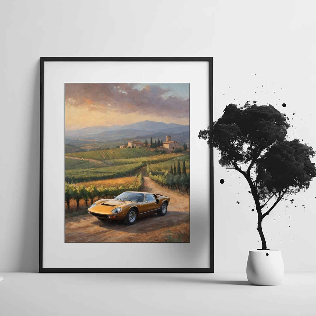 1971 Italian Wedge - Tuscany Edition | Poster Canvas