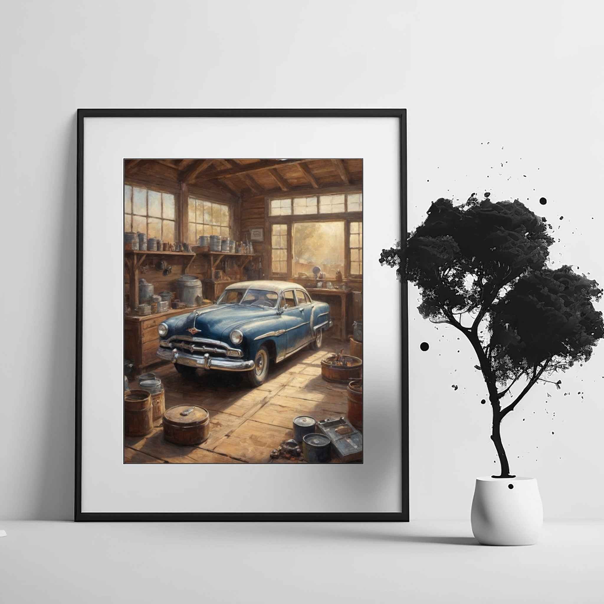 1953 StepDown Racing Legend - Garage Edition | Poster Canvas - AquilVision
