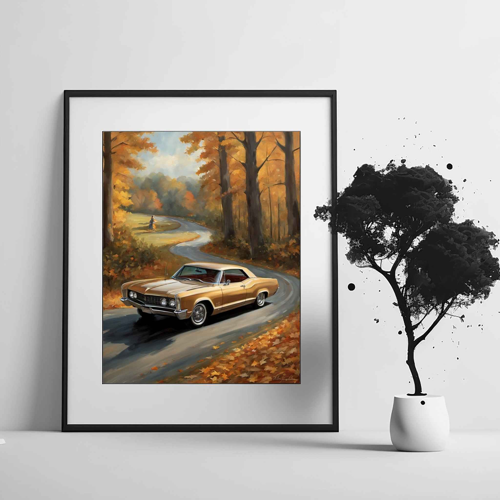 1965 Riviera Gran Sport - Forest Edition | Poster Canvas