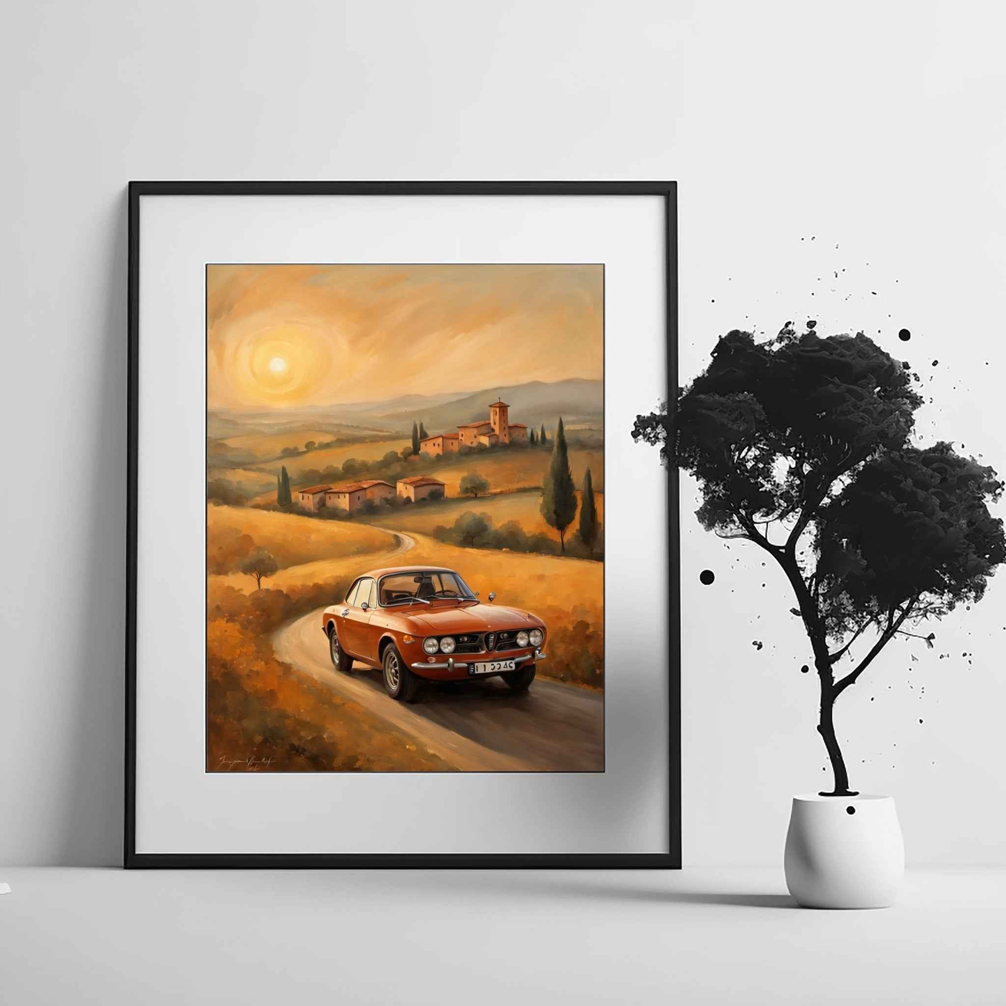 1972 Lancia Rally Warrior - Tuscany Edition | Poster Canvas