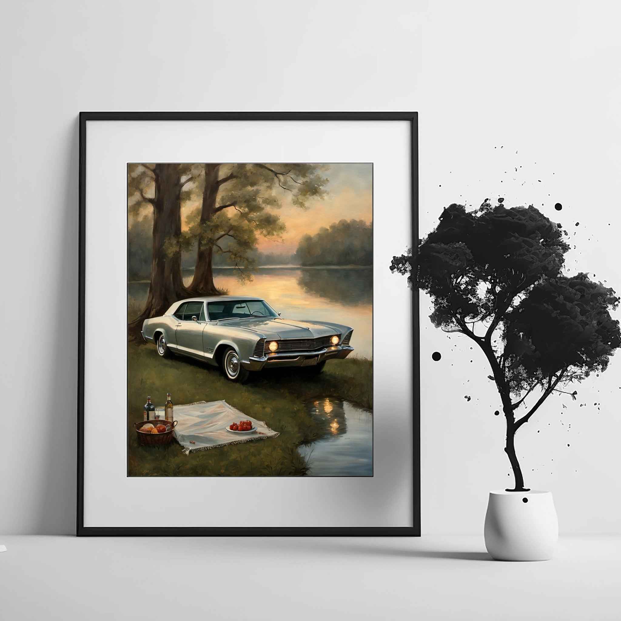1965 Riviera Gran Sport - Lake Edition | Poster Canvas - AquilVision