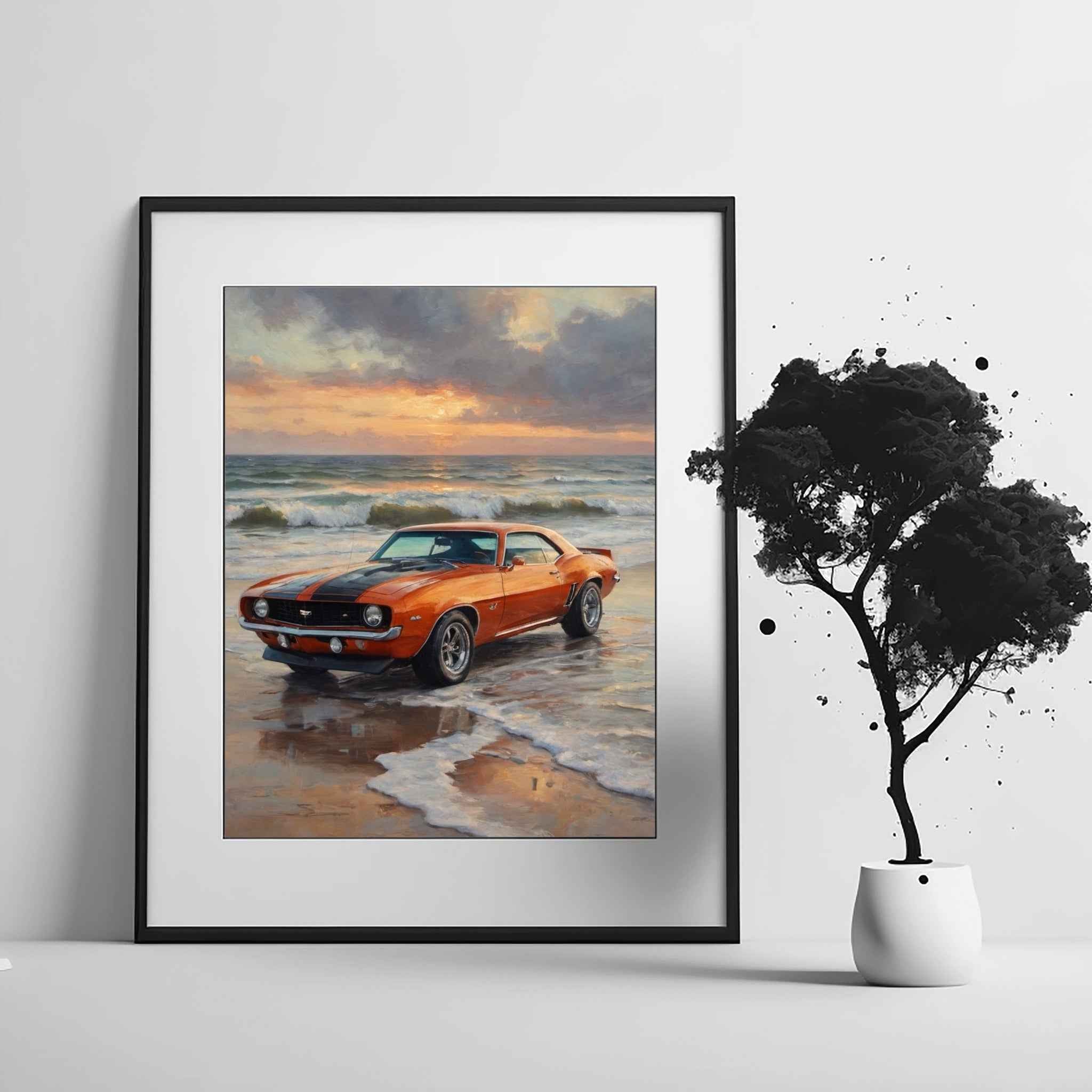1969 Z28 Power Edition - Coastal Edition | Poster Canvas - AquilVision