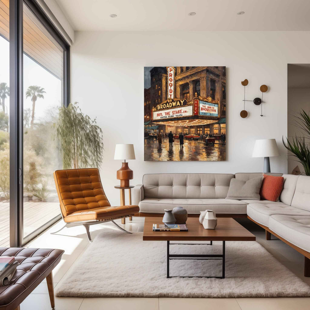 Broadway Poster Canvas Artwork - New York Collection