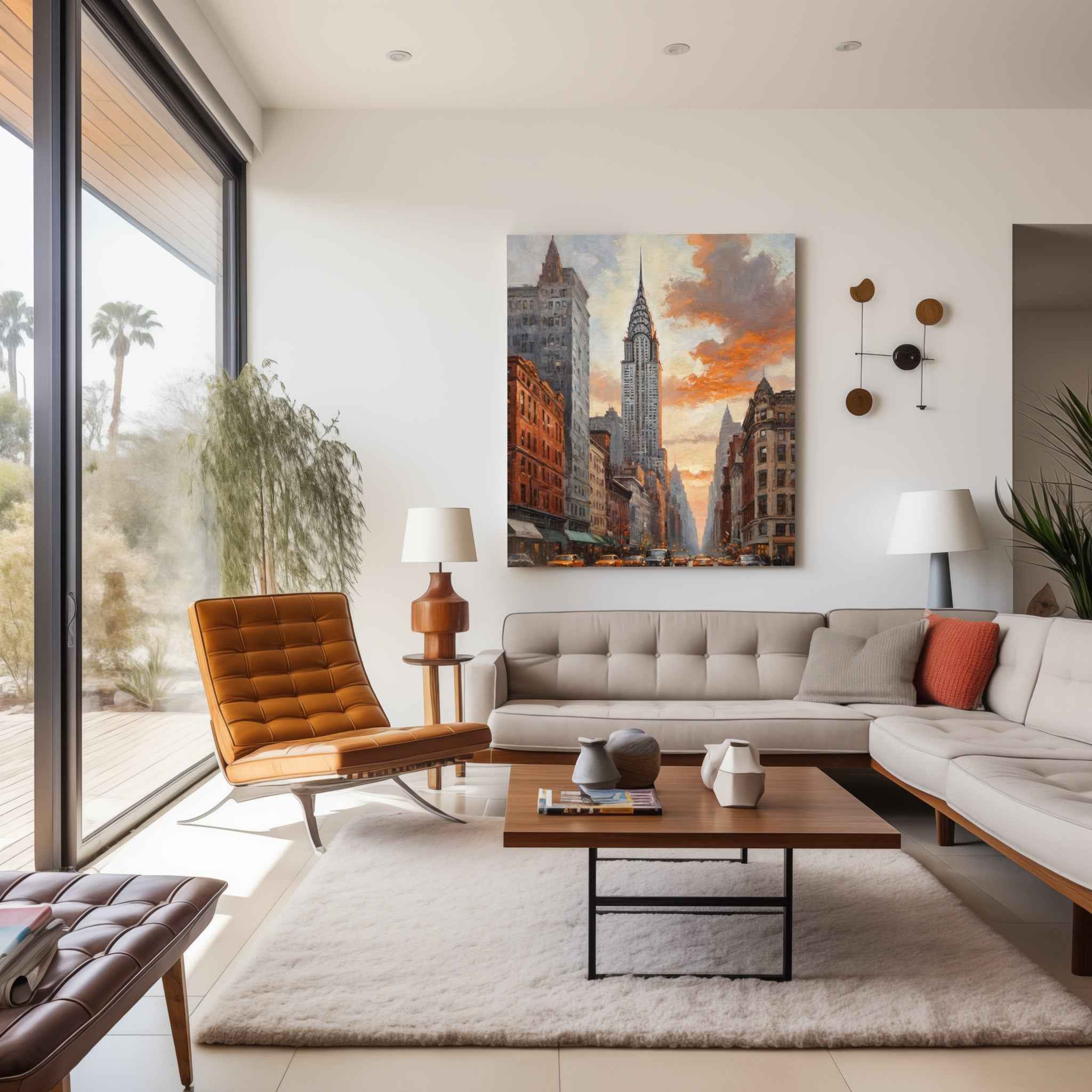 Chrysler Building Poster Canvas Artwork - New York Collection