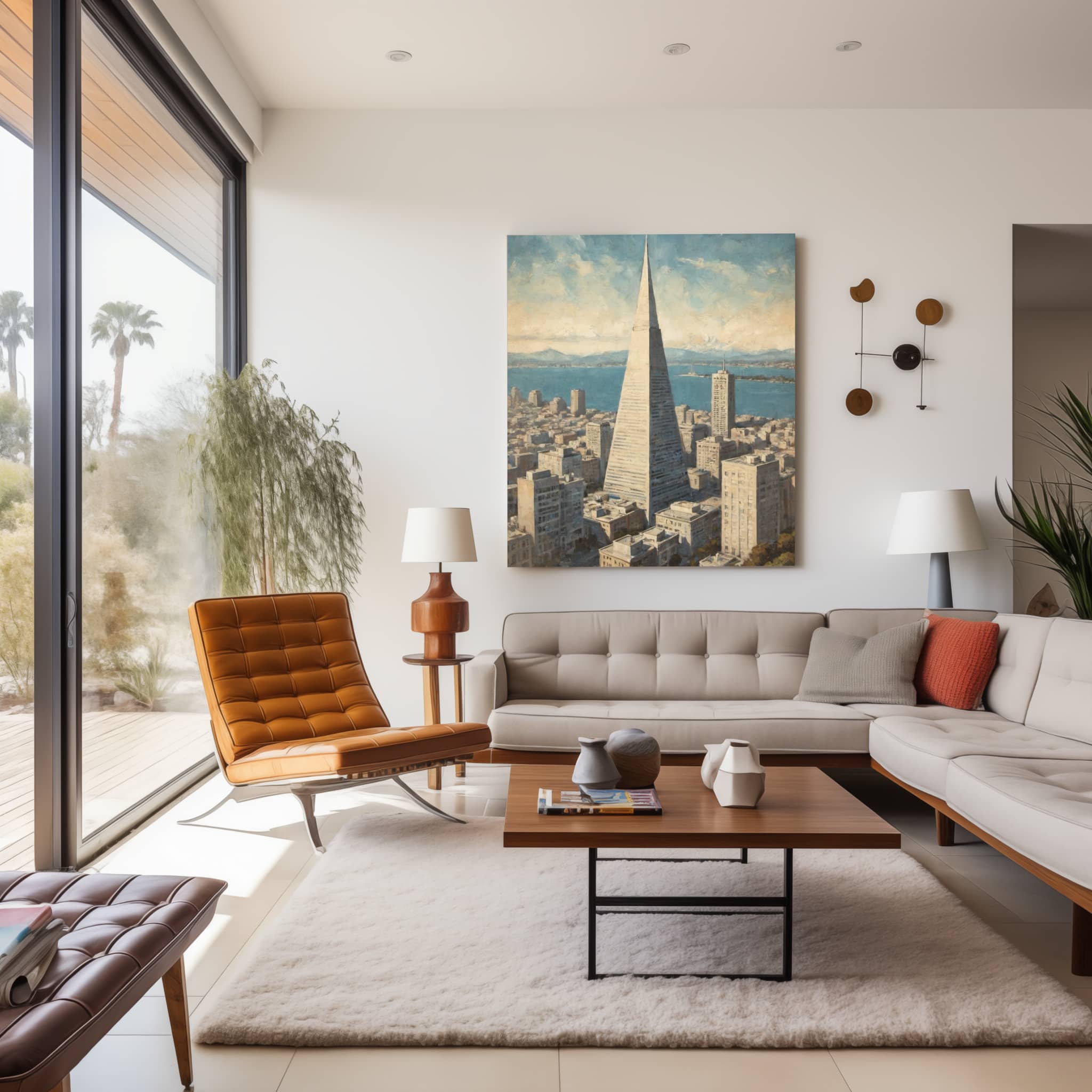 Transamerica Pyramid Poster Canvas Artwork - San Francisco Collection