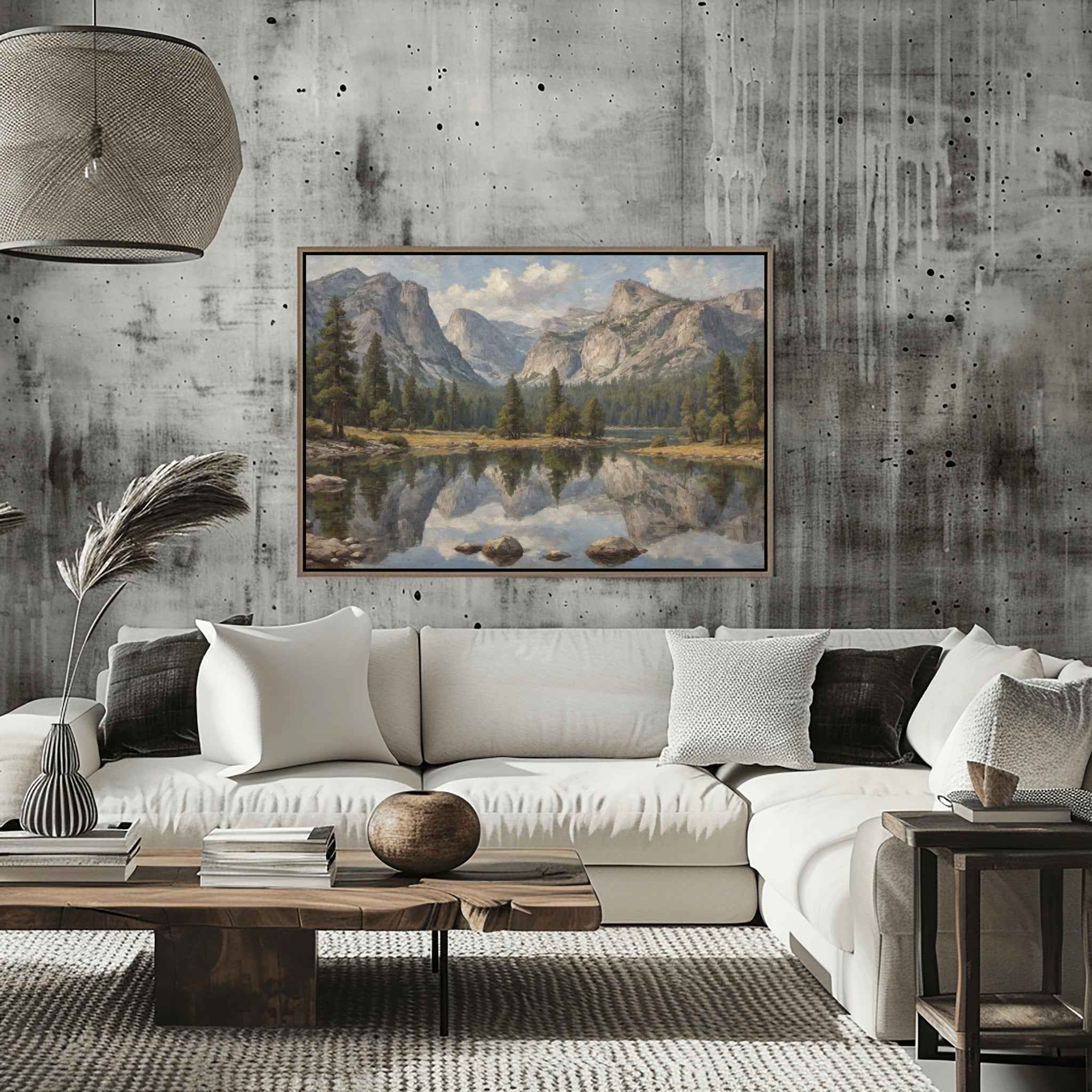 Mirror Lake Poster Canvas Yosemite National Park Collection