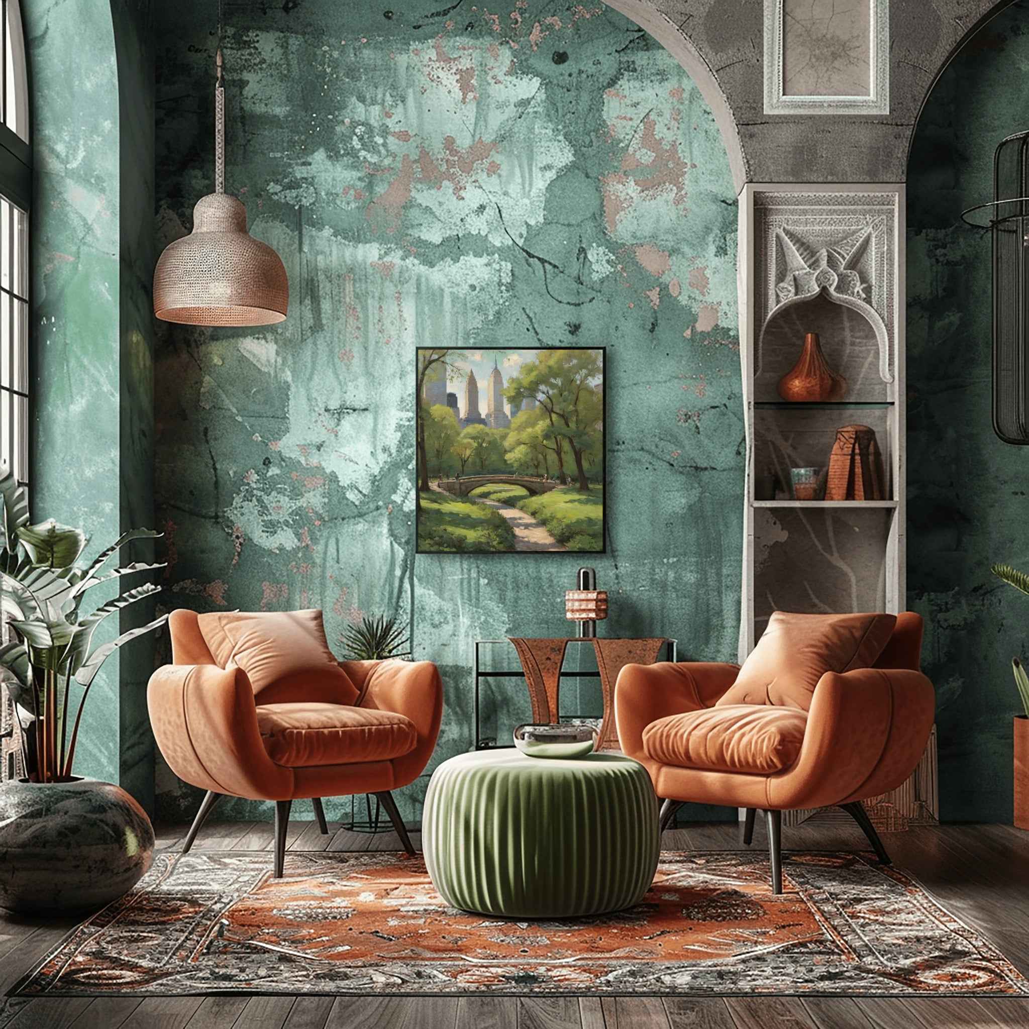 Central Park Poster Canvas Artwork - New York Collection