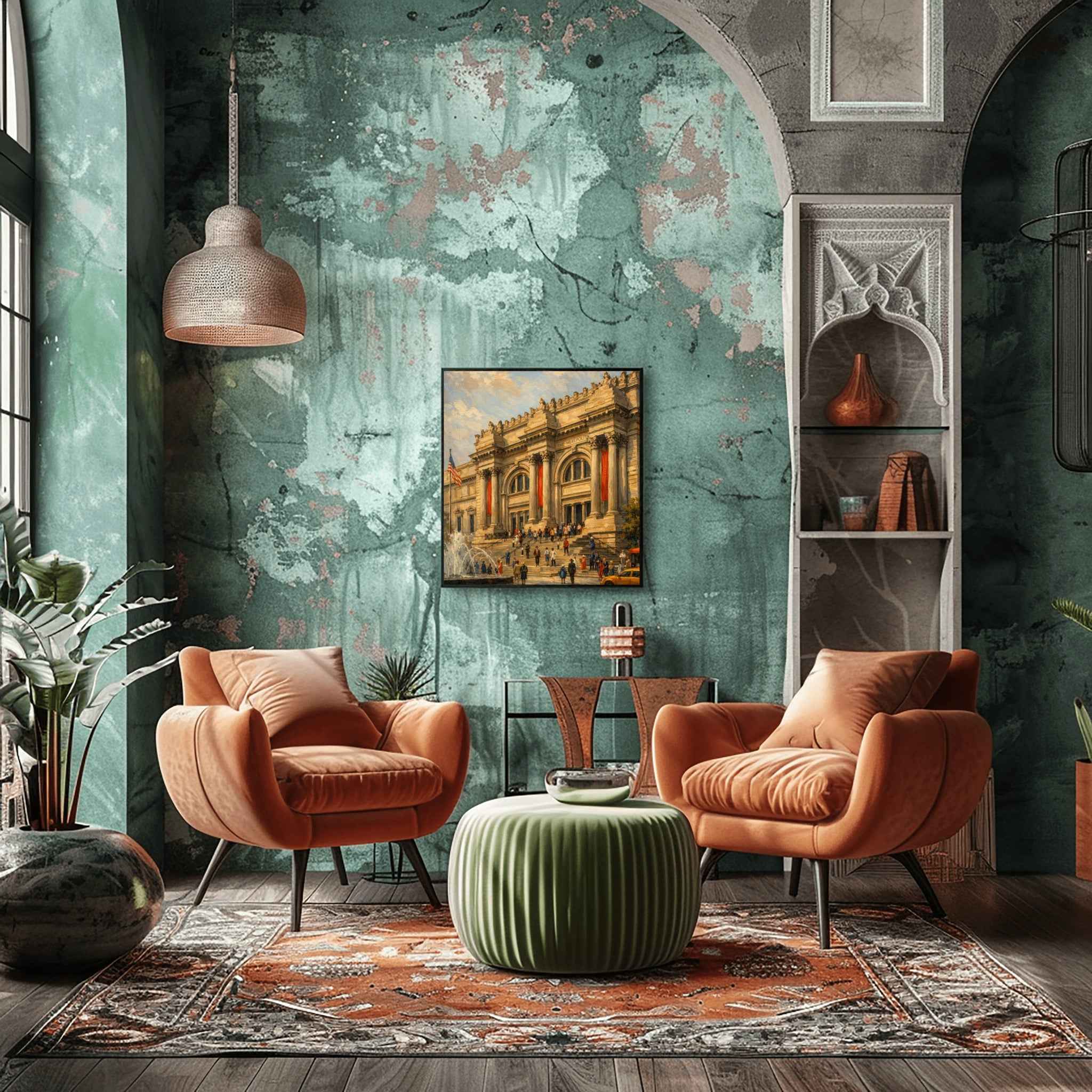 Metropolitan Museum Poster Canvas Artwork - New York Collection