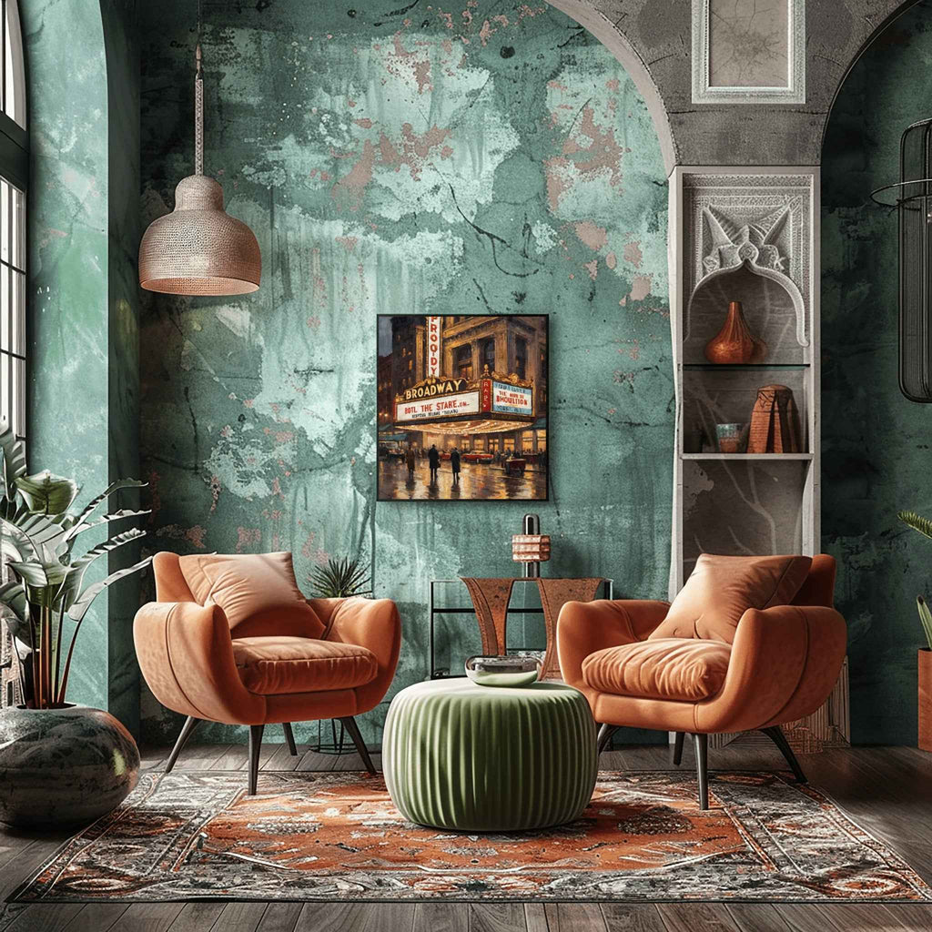 Broadway Poster Canvas Artwork - New York Collection