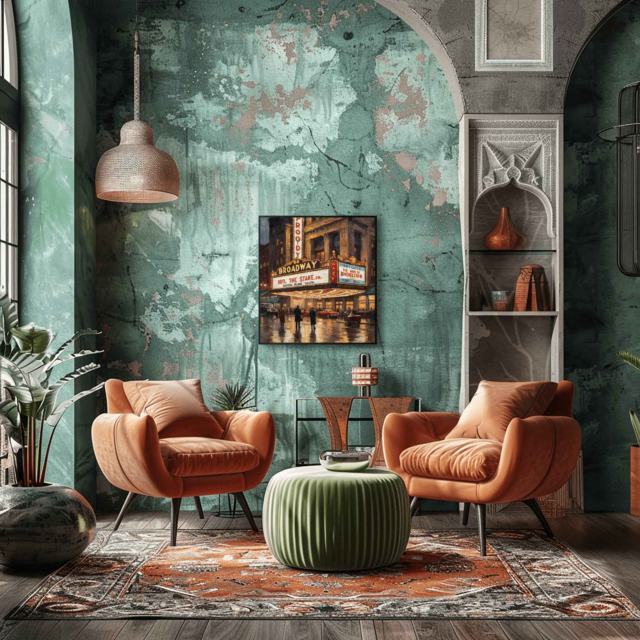 Broadway Poster Canvas Artwork - New York Collection