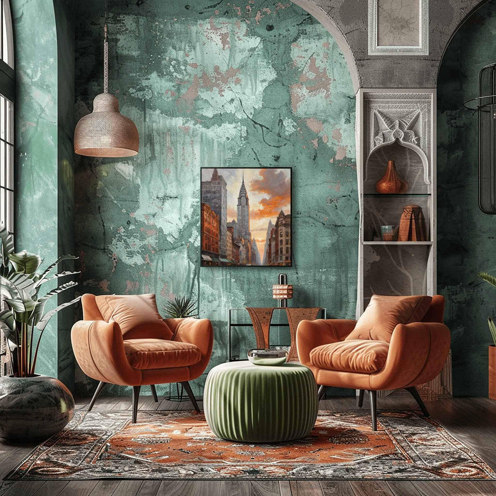 Chrysler Building Poster Canvas Artwork - New York Collection