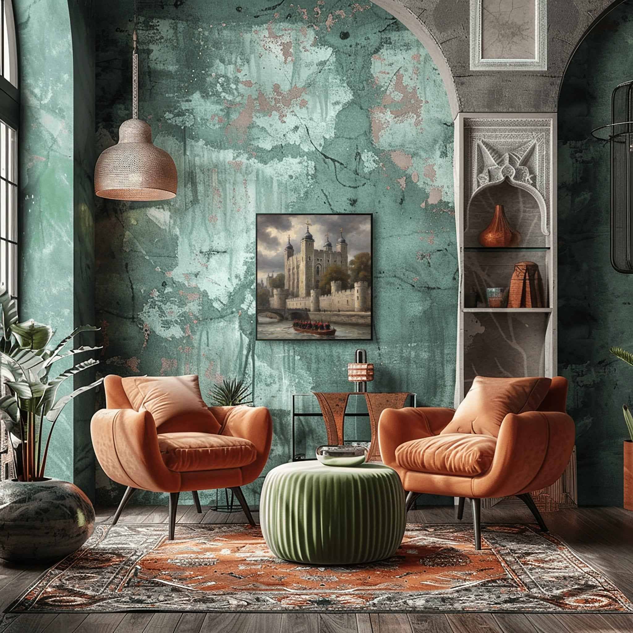 Tower of London Poster Canvas Artwork - London Collection