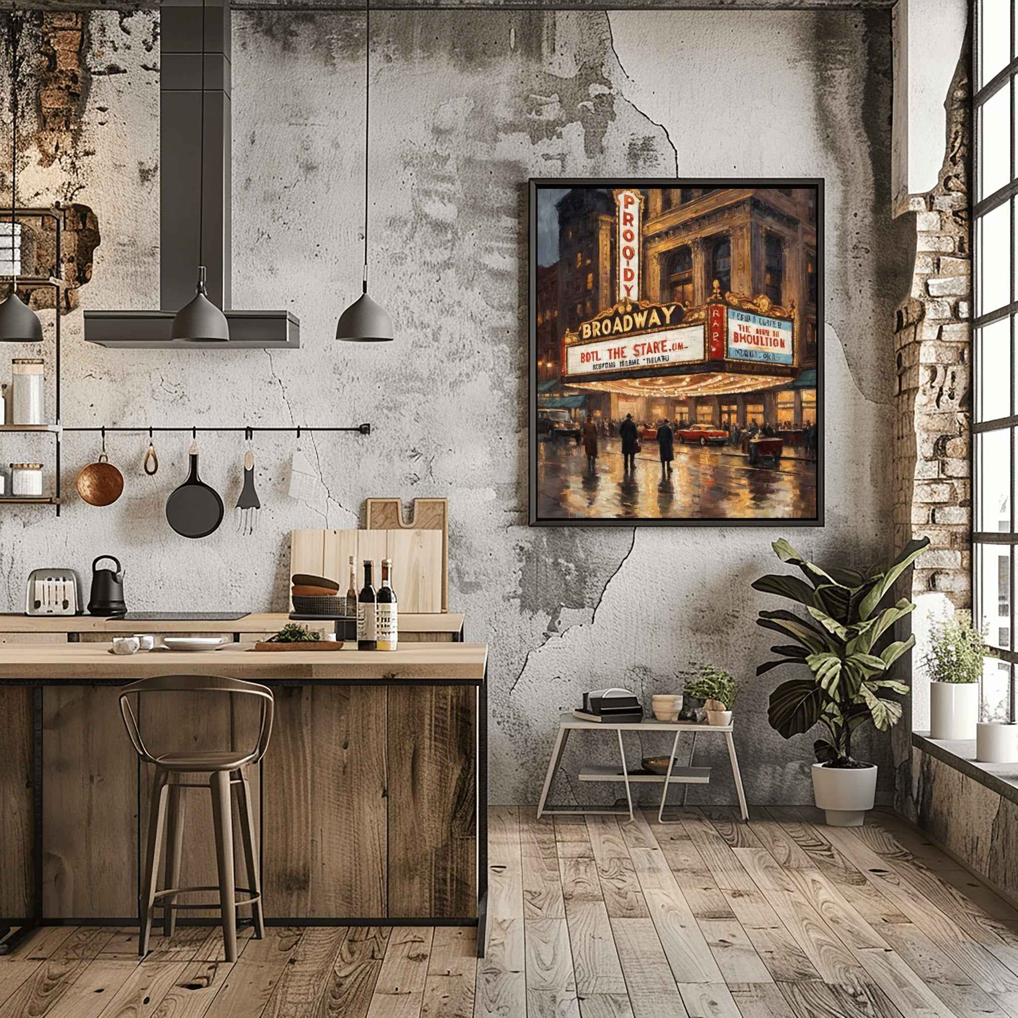 Broadway Poster Canvas Artwork - New York Collection