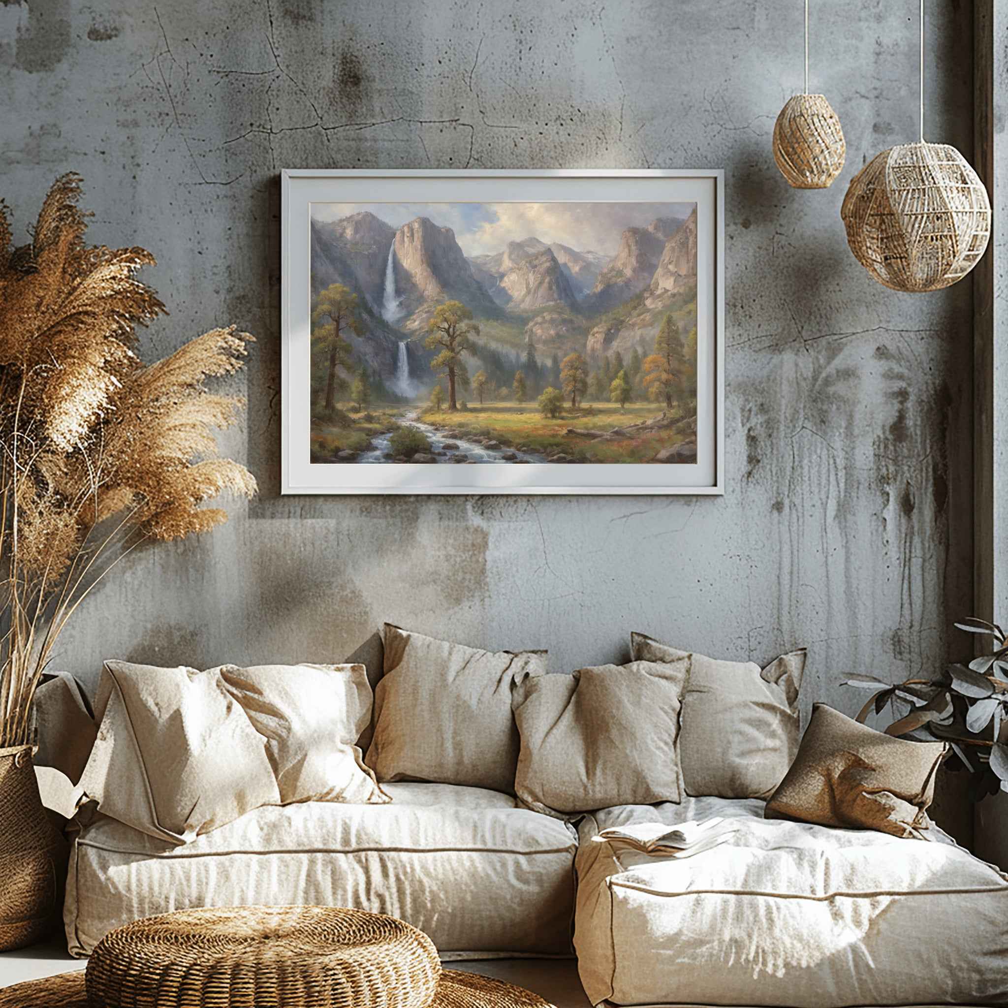 Bridalveil Fall Poster Canvas Yosemite National Park Collection