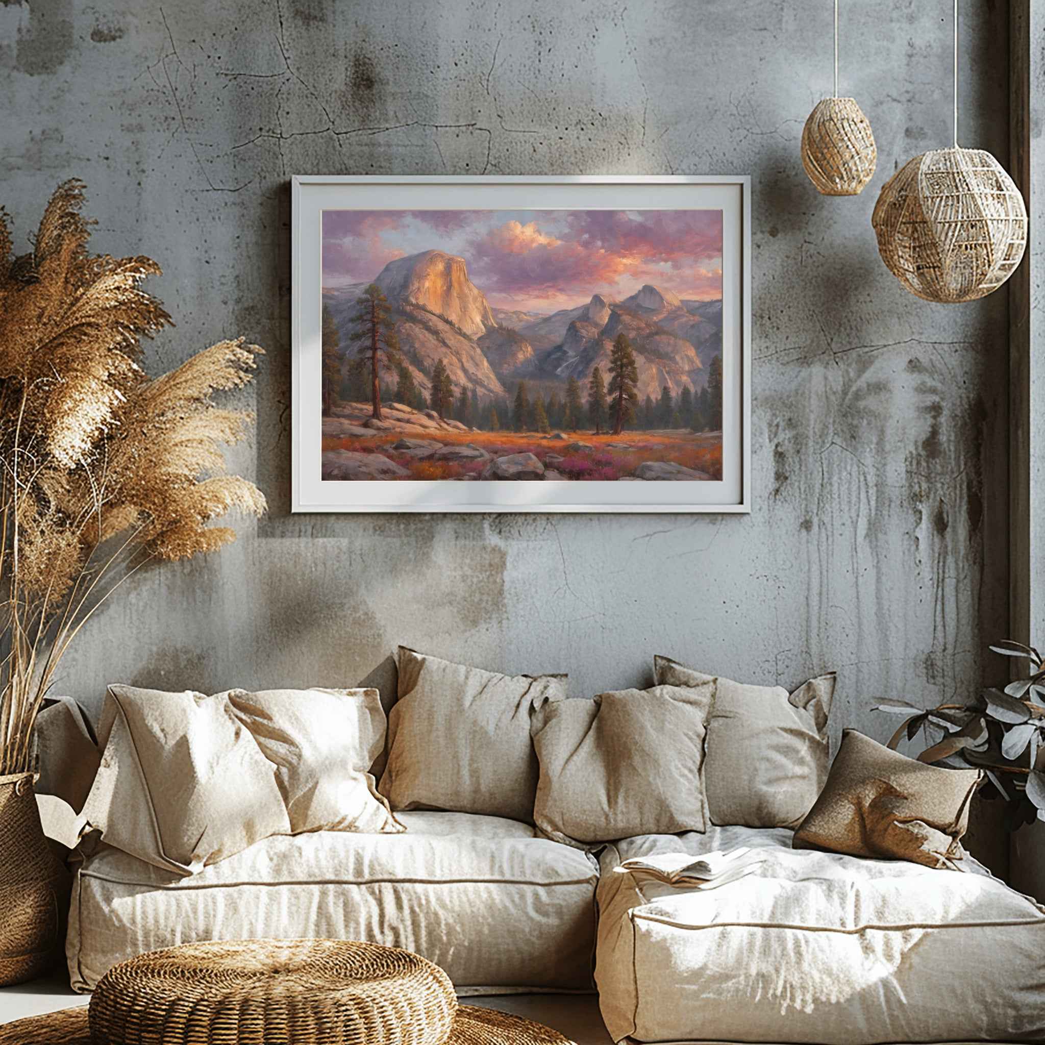 Half Dome Poster Canvas Yosemite National Park Collection