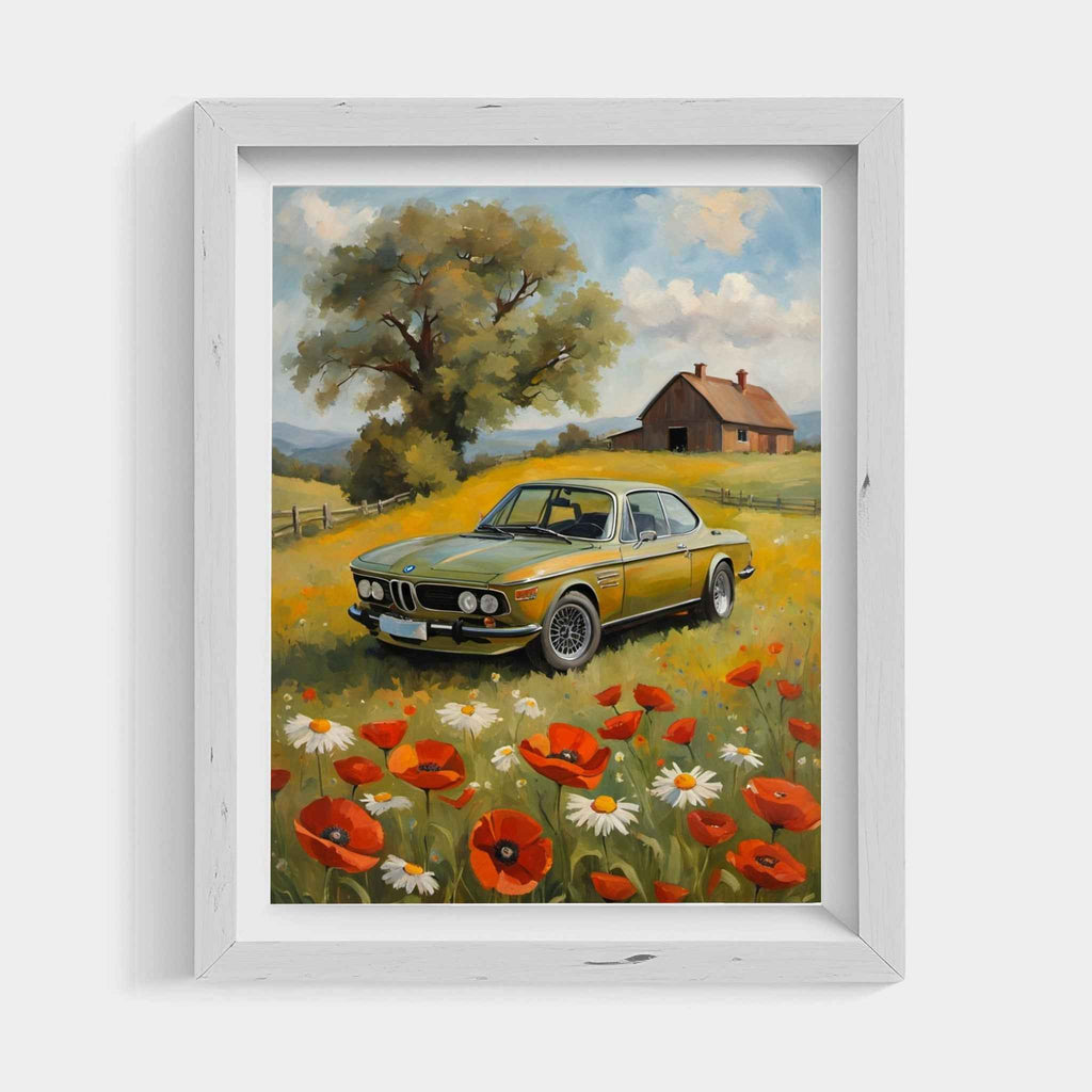 1973 Batmobile CSL Racer - Winter Edition | Poster Canvas - AquilVision