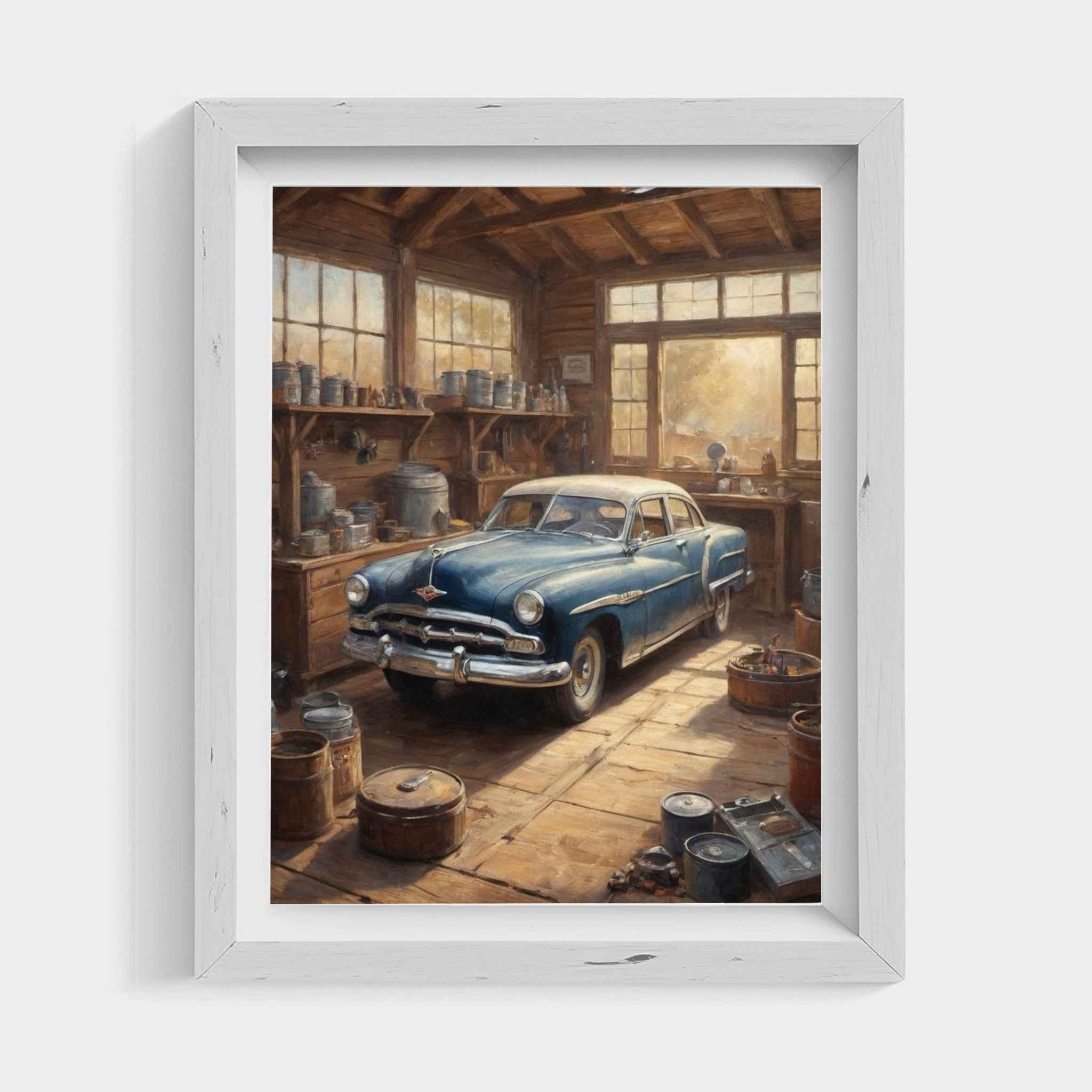 1953 StepDown Racing Legend - Garage Edition | Poster Canvas