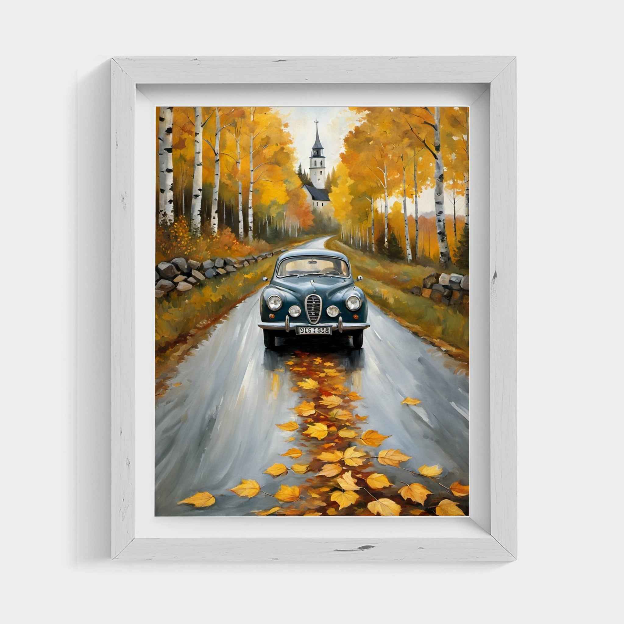 1960 Swedish Rally Legend - Forest Edition | Poster Canvas - AquilVision