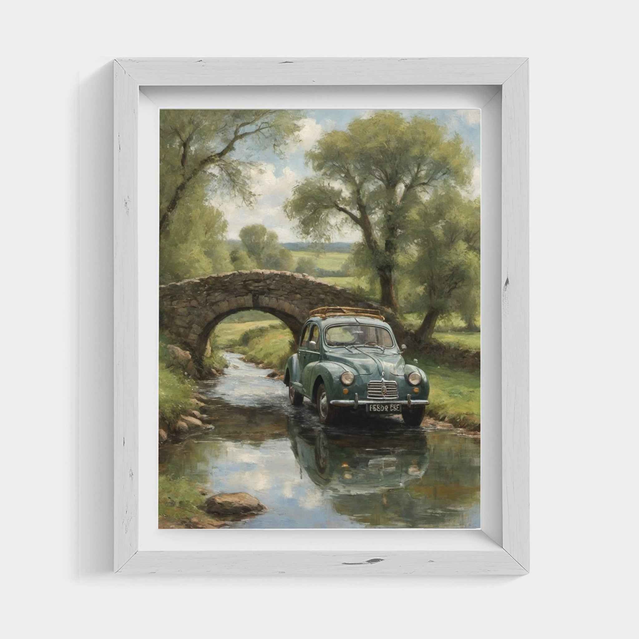 1952 French Economy Pioneer - Stone Bridge Edition | Poster Canvas - AquilVision