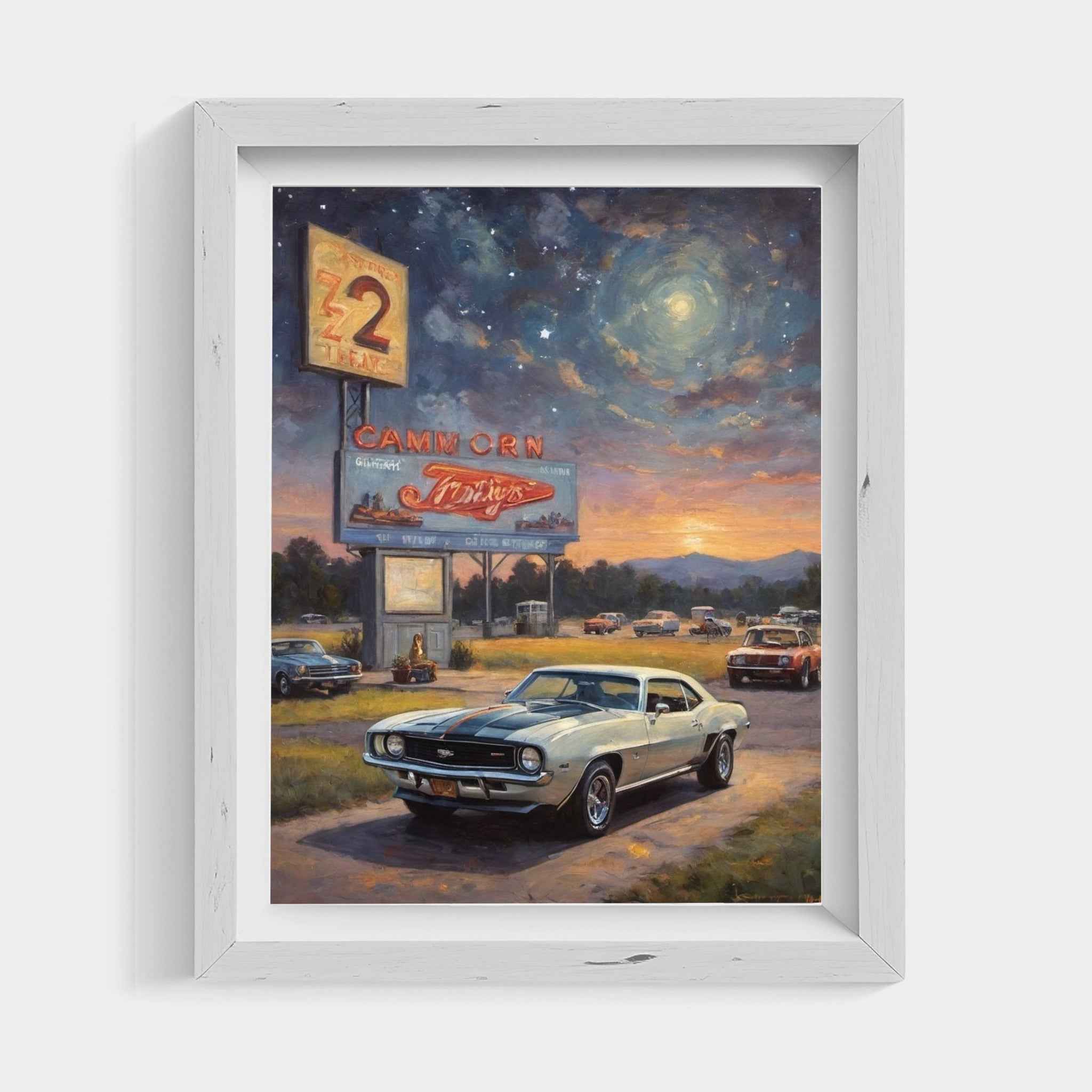 1969 Z28 Power Edition - Night Edition | Poster Canvas