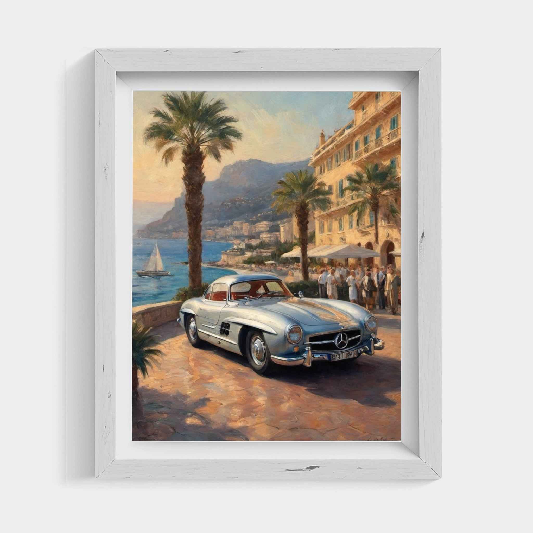 1955 German Gullwing Icon - Coastal Edition | Poster Canvas - AquilVision