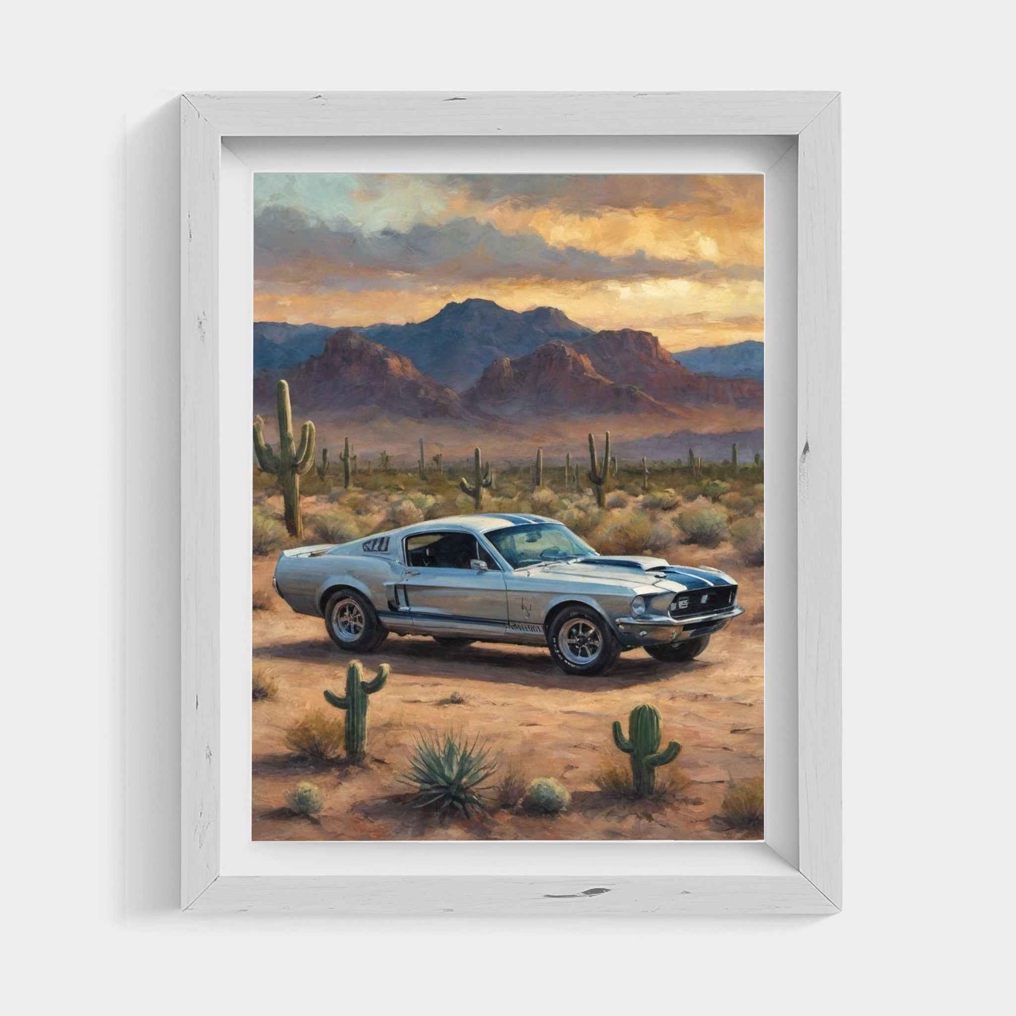 1968 Shelby Muscle Icon - Desert Edition | Poster Canvas