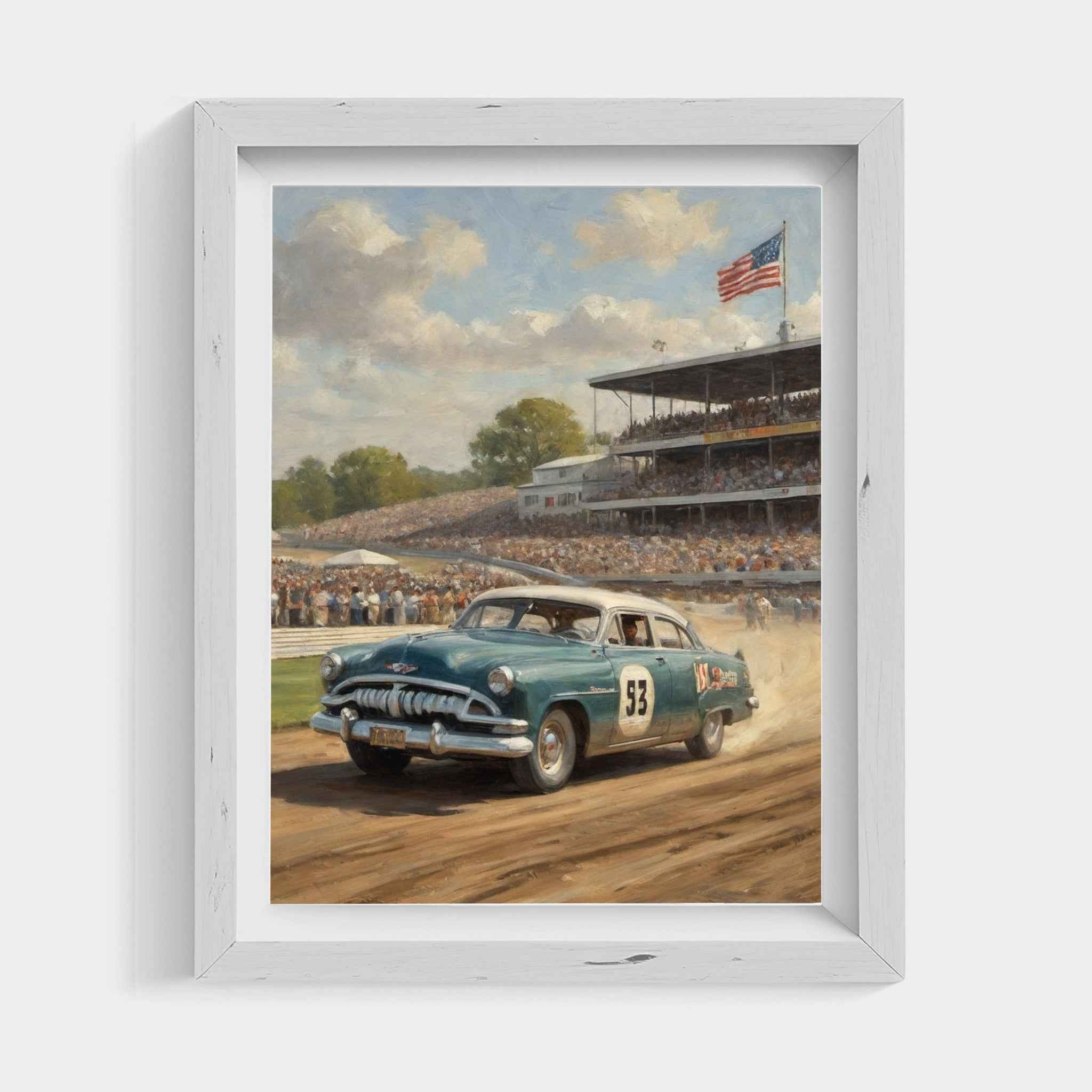 1953 StepDown Racing Legend - Race Car Edition | Poster Canvas - AquilVision