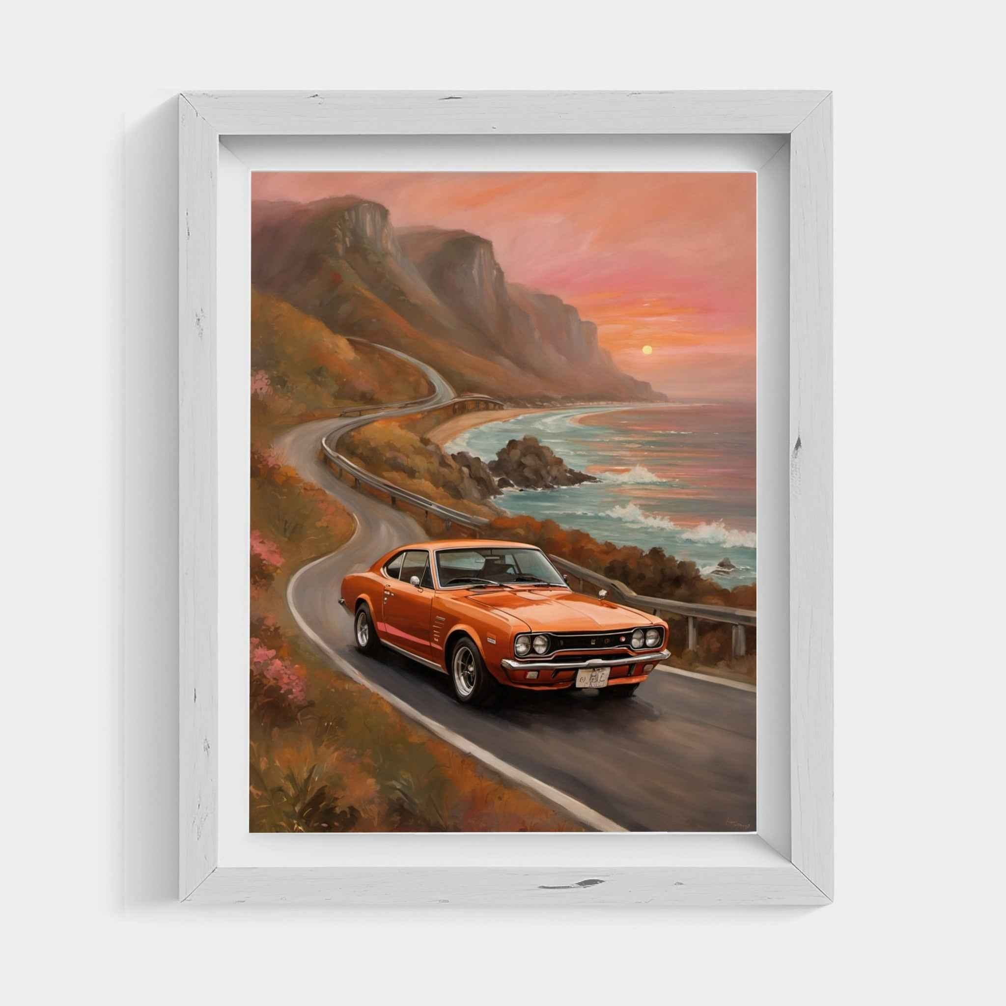 1971 Hakosuka GT-R Legend - Beach Edition | Poster Canvas