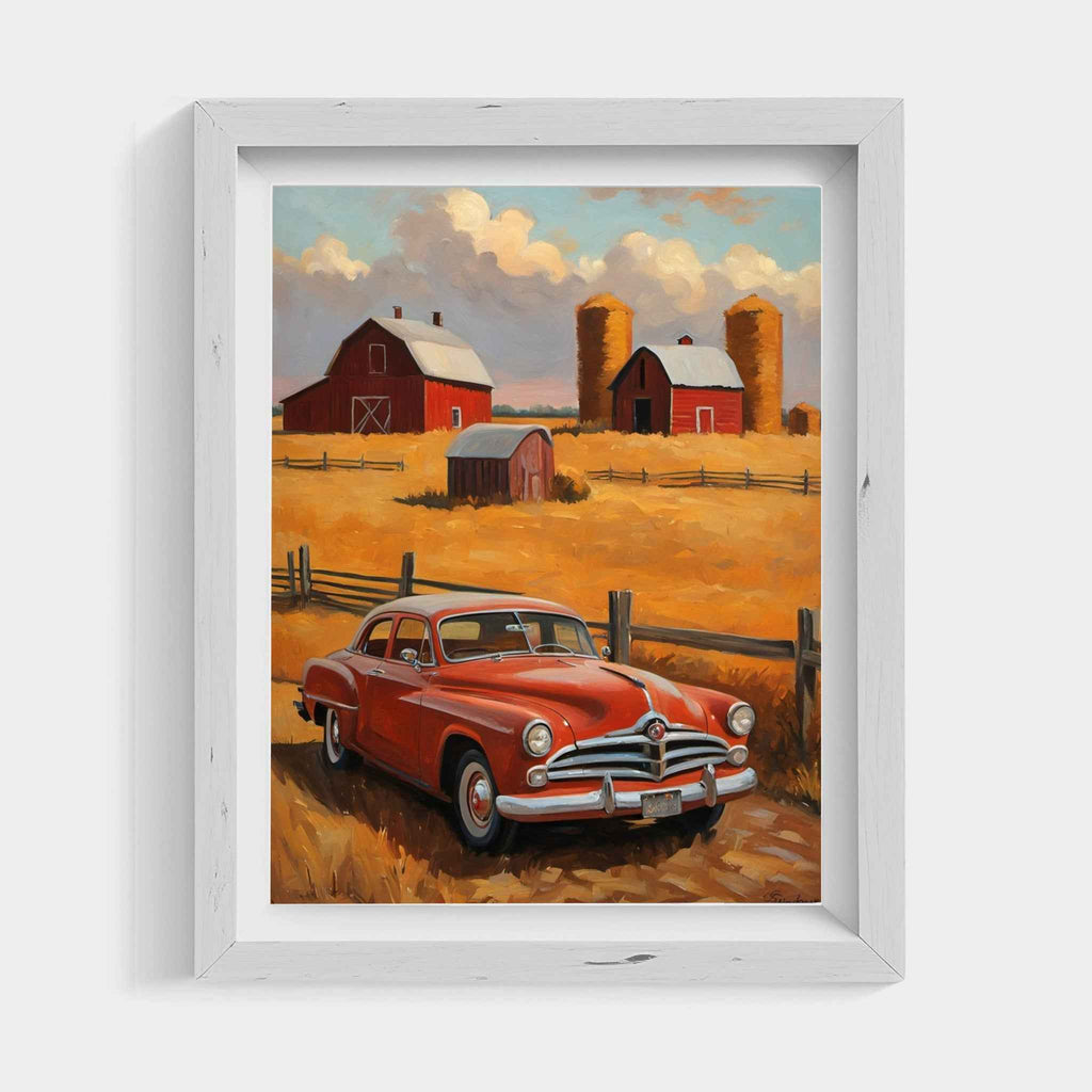 1953 Starlight Coupe Revival - Barn Edition | Poster Canvas - AquilVision
