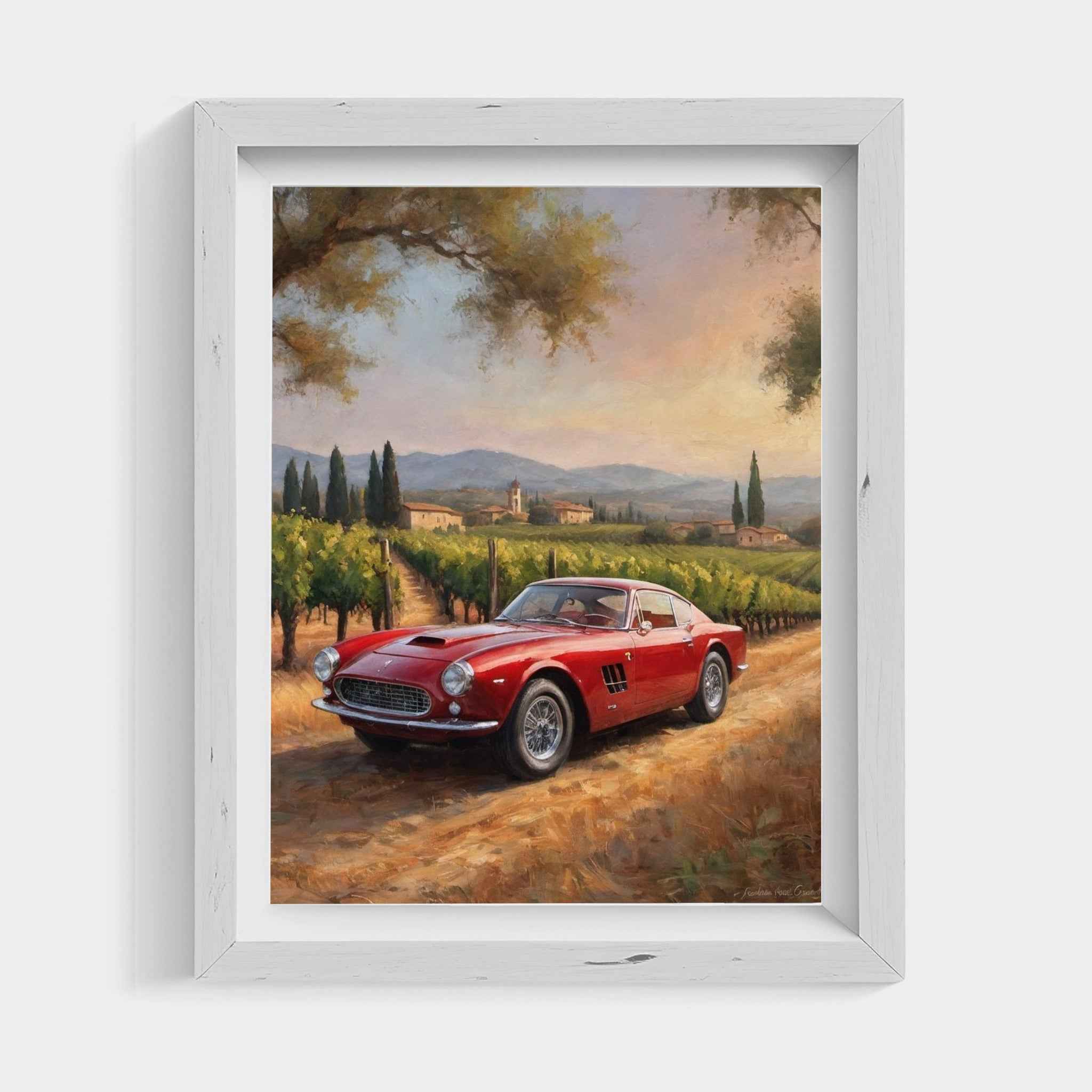 1963 Italian GT Berlinetta - Tuscany Edition | Poster Canvas