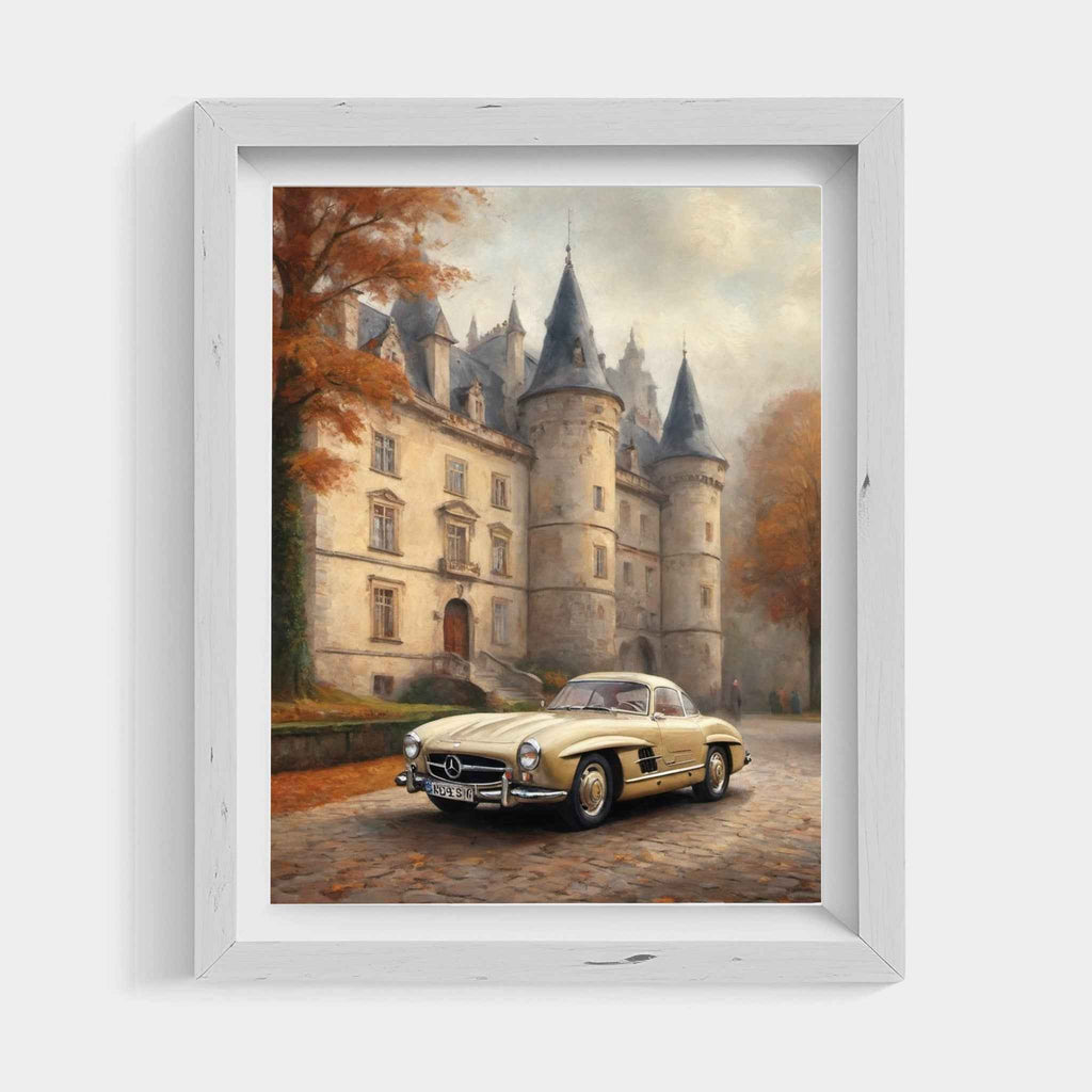 1955 German Gullwing Icon - Castle Edition | Poster Canvas - AquilVision