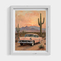 1956 American Formal Luxury Sedan - Desert Edition | Poster Canvas - AquilVision