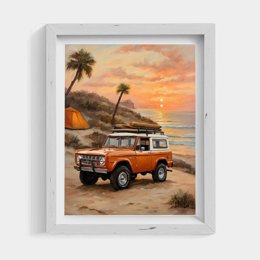1973 FirstGen Bronco Spirit - Coastal Edition | Poster Canvas