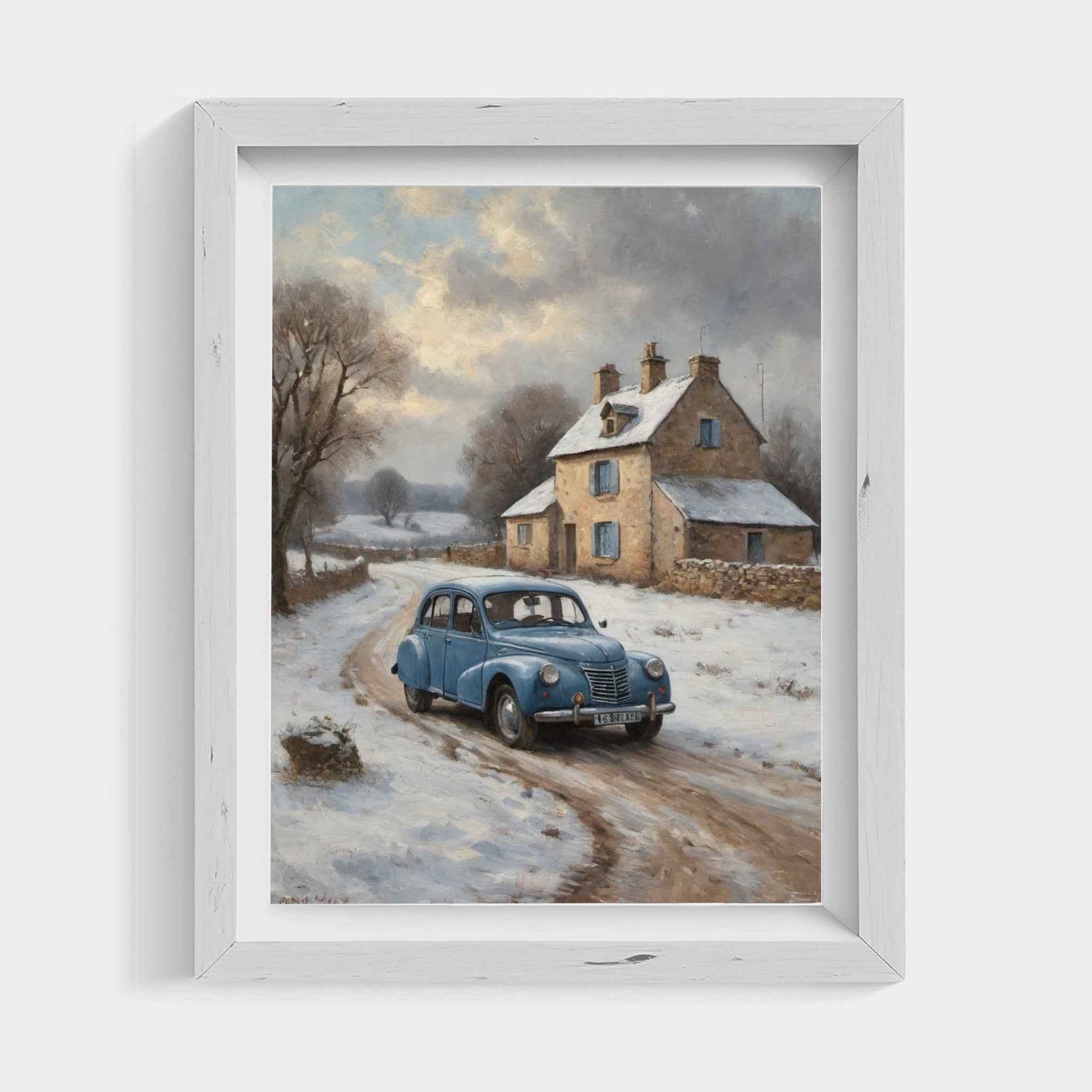 1952 French Economy Pioneer - Winter Edition | Poster Canvas - AquilVision