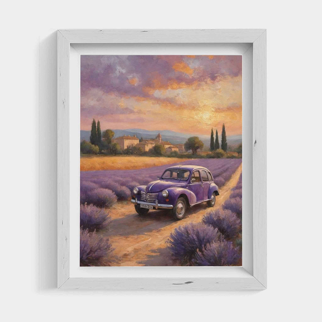 1952 French Economy Pioneer - Lavender Edition | Poster Canvas - AquilVision
