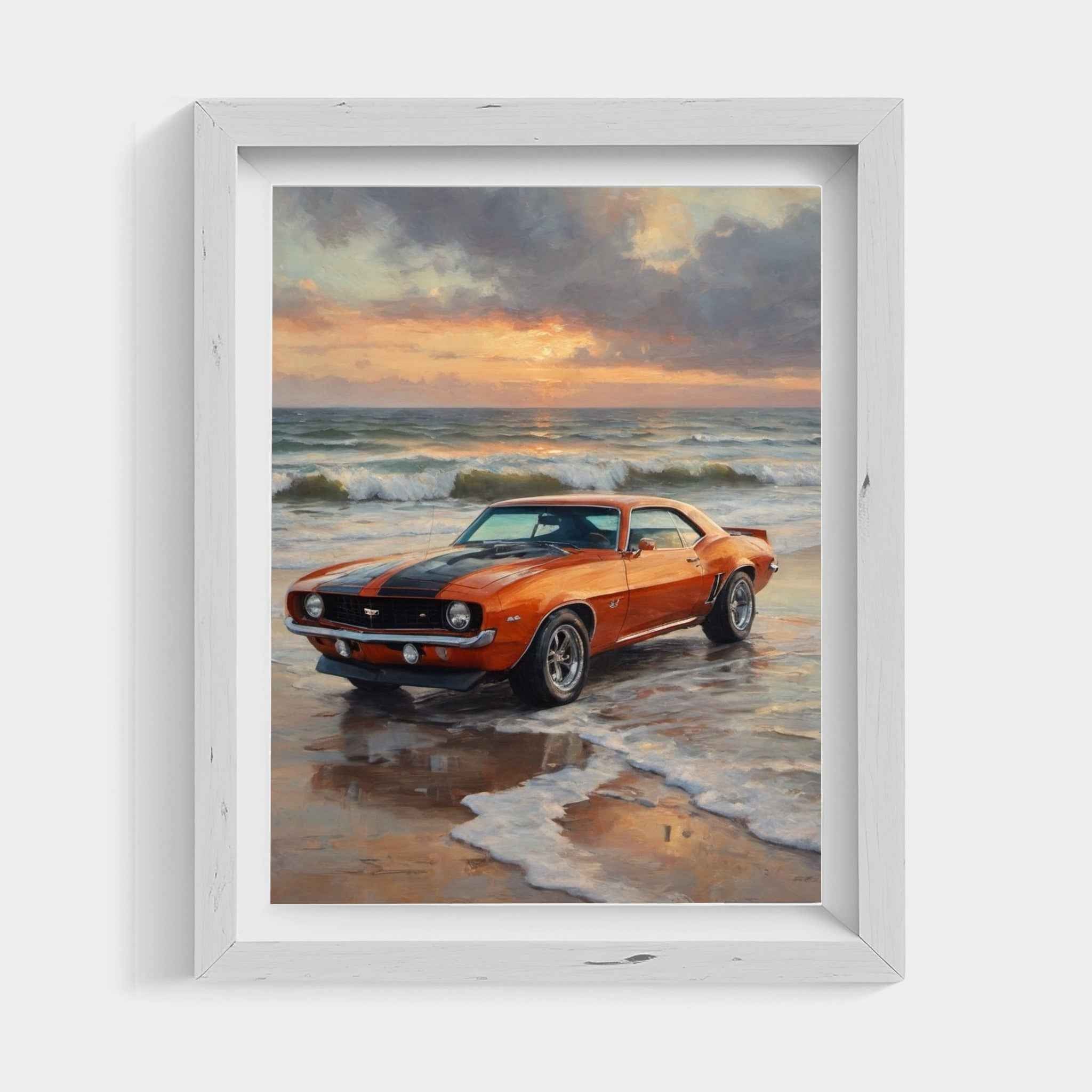 1969 Z28 Power Edition - Coastal Edition | Poster Canvas