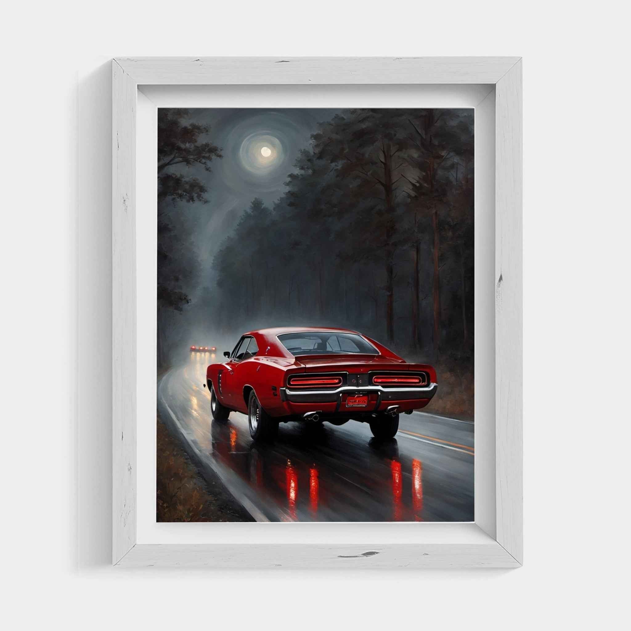 1969 R/T Charger Power - Night Edition | Poster Canvas
