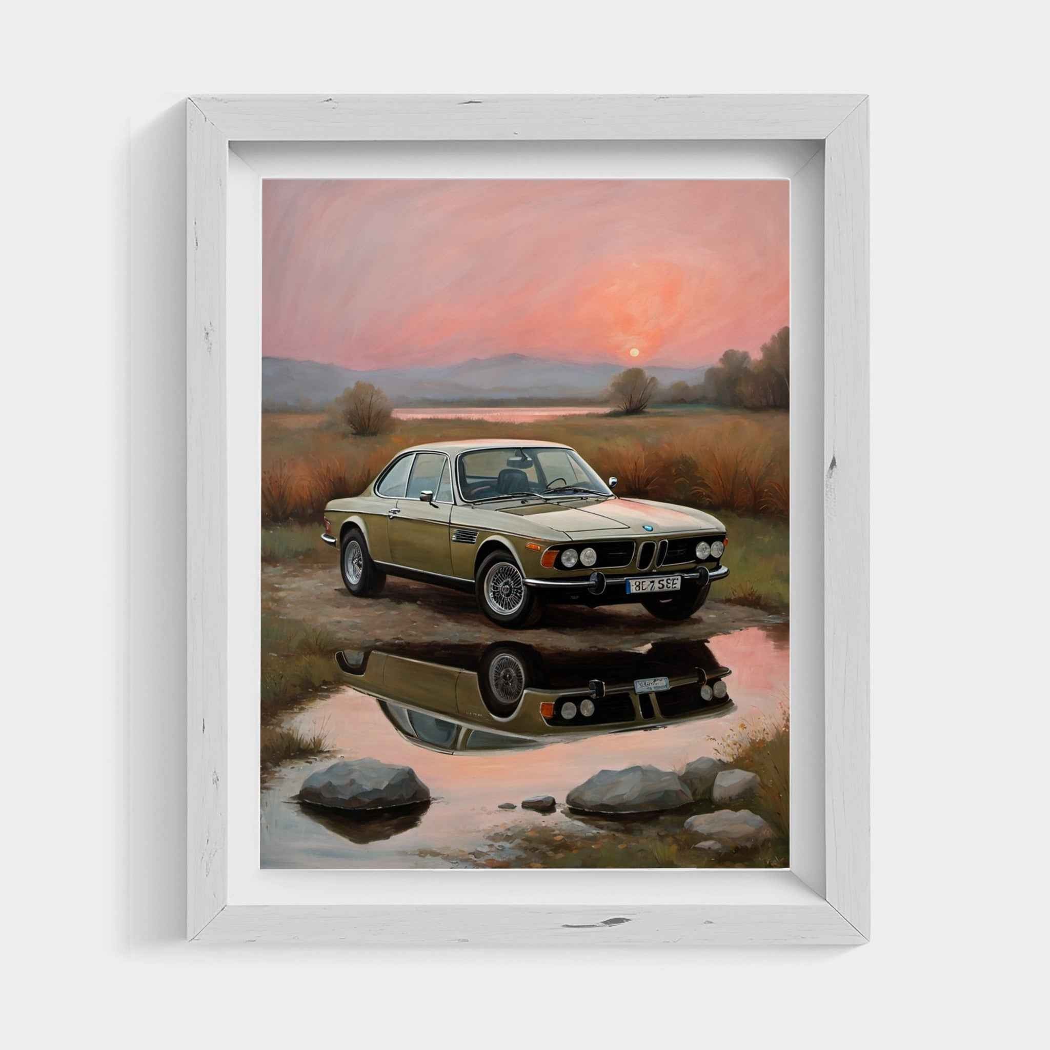 1973 Batmobile CSL Racer - Lake Edition | Poster Canvas - AquilVision