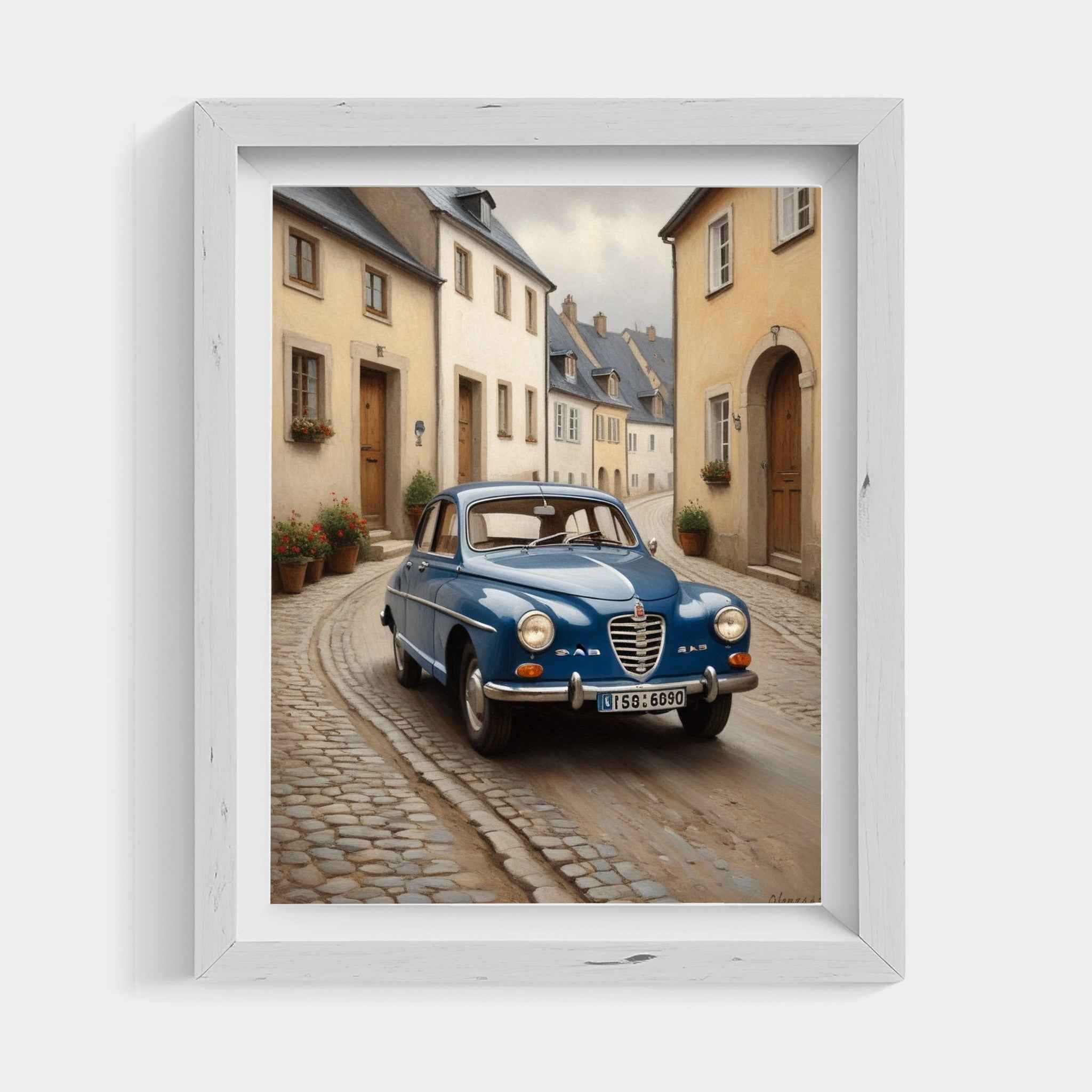 1960 Swedish Rally Legend - Town Edition | Poster Canvas - AquilVision