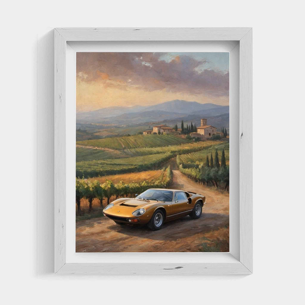 1971 Italian Wedge - Tuscany Edition | Poster Canvas