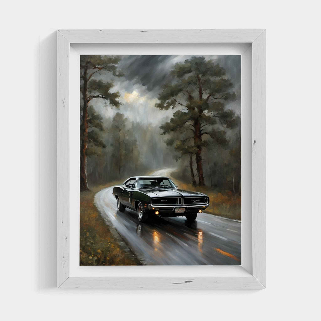1969 RT Charger Power - Forest Edition | Poster Canvas - AquilVision