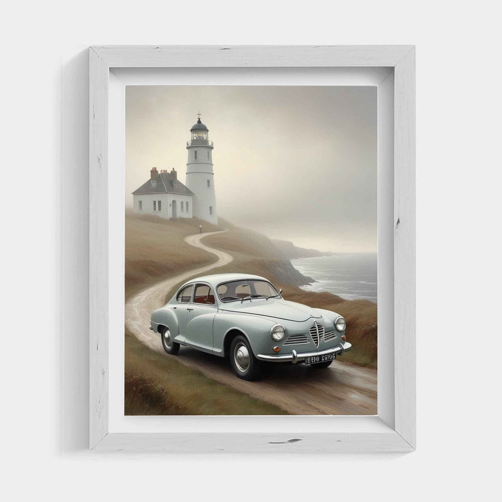 1960 Swedish Rally Legend - Lighthouse Edition | Poster Canvas - AquilVision