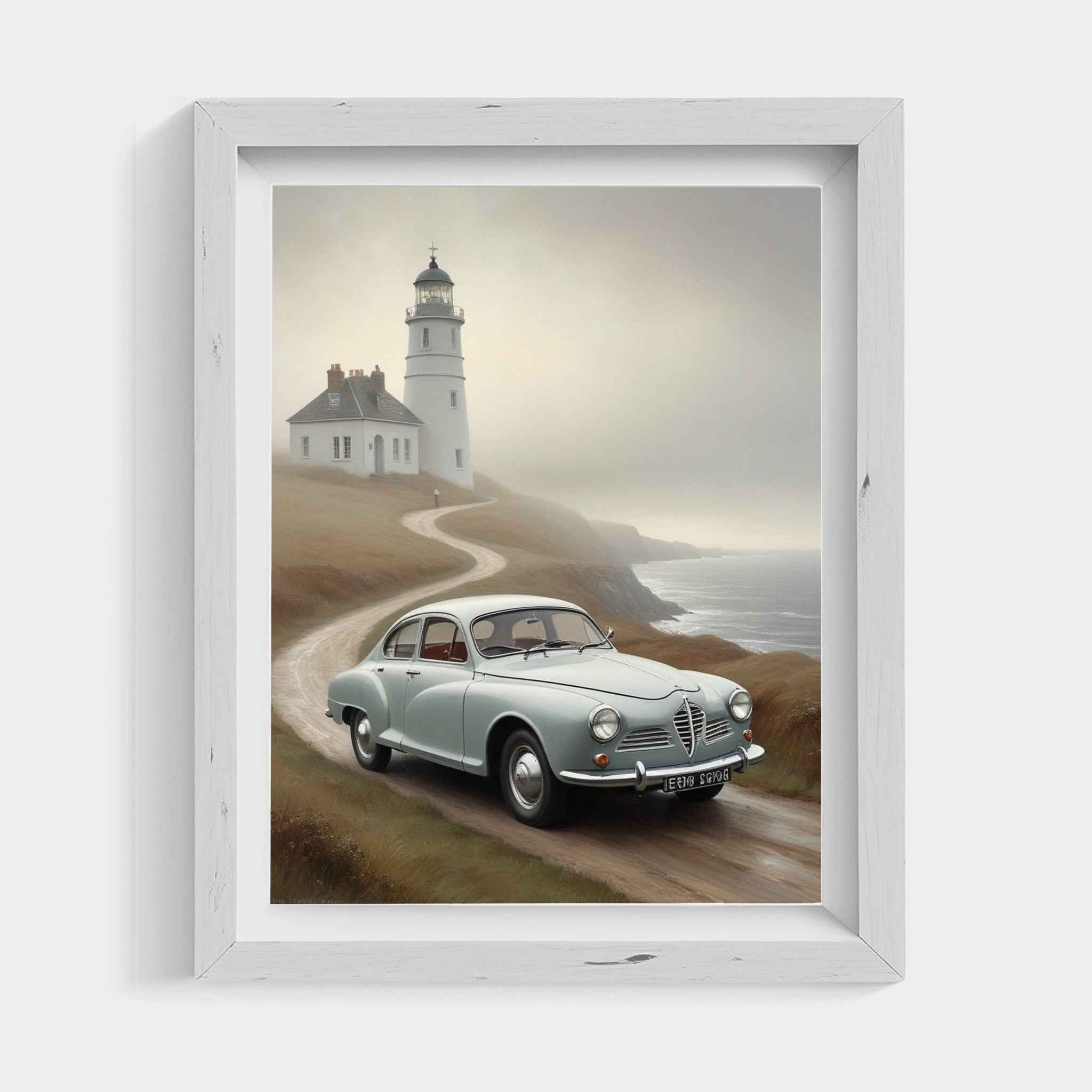 1960 Swedish Rally Legend - Lighthouse Edition | Poster Canvas - AquilVision