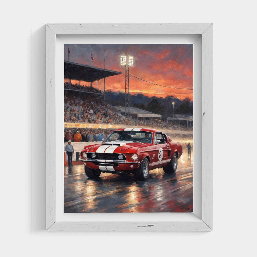 1968 Shelby Muscle Icon - Night Edition | Poster Canvas - AquilVision