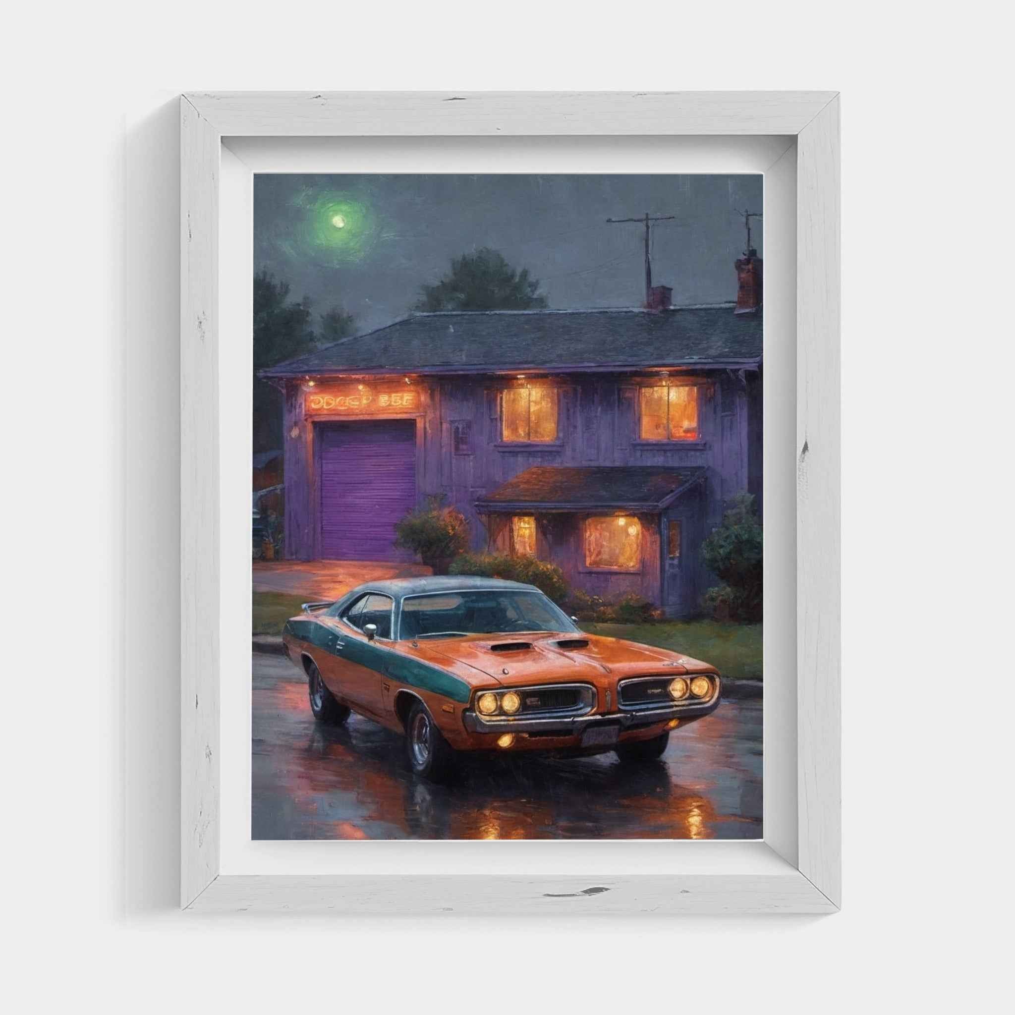 1971 Super Bee Spirit - Night Edition | Poster Canvas