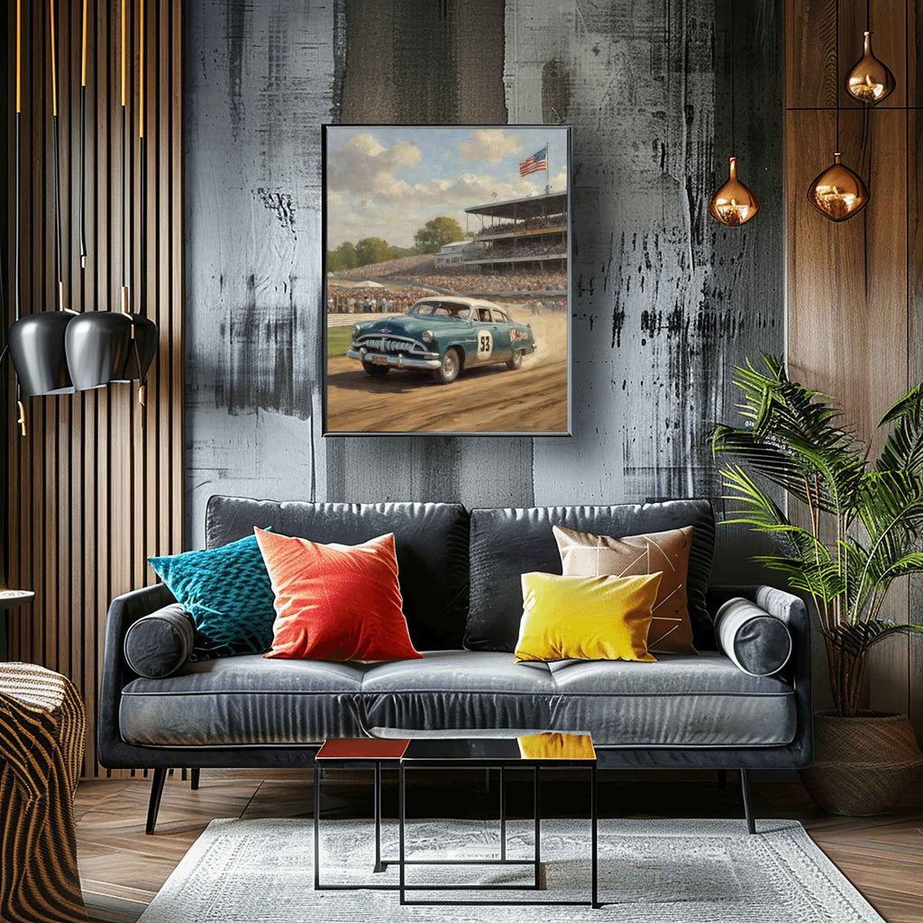 1953 StepDown Racing Legend - Race Car Edition | Poster Canvas - AquilVision